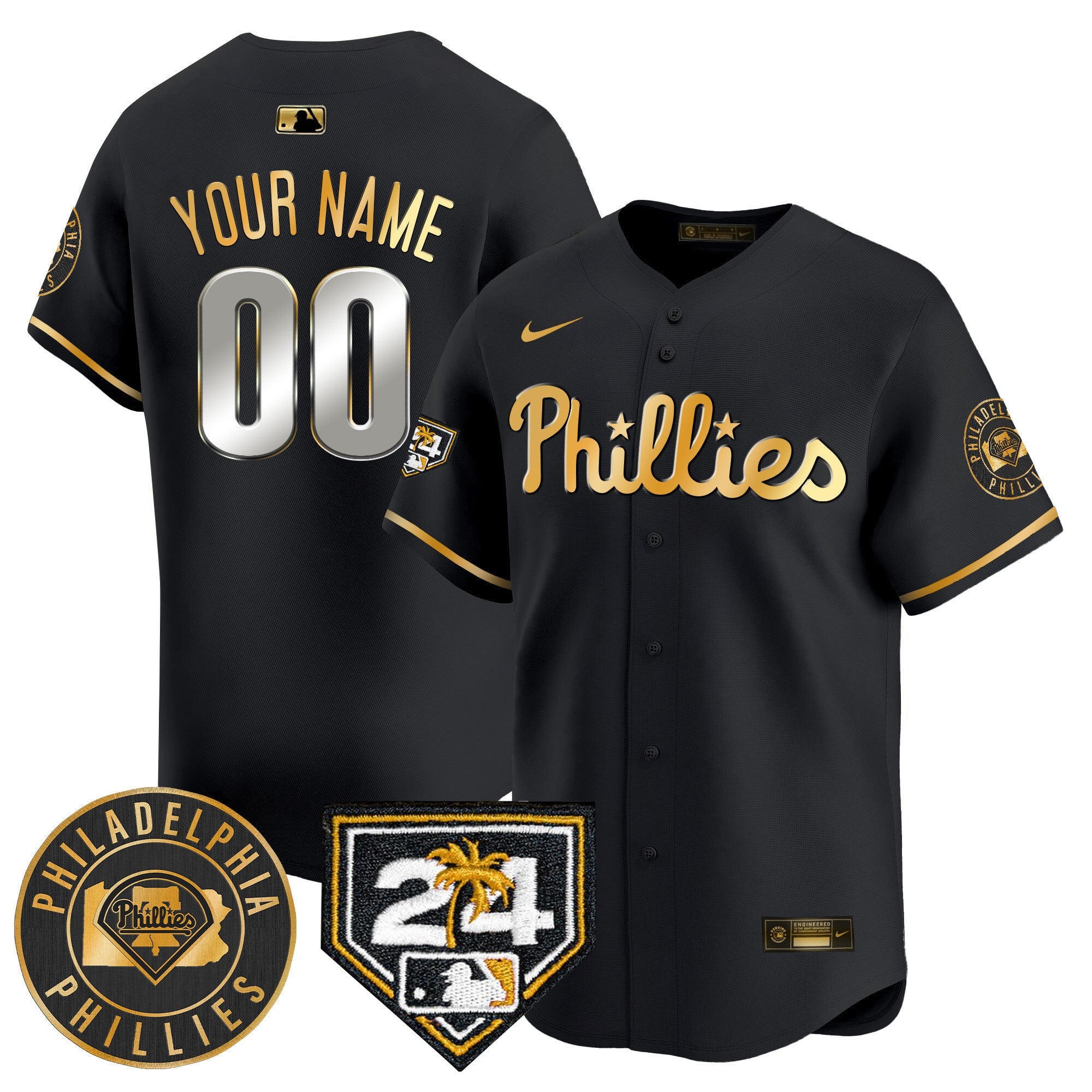 2024 Spring Training Patch Vapor Premier Limited Custom Jersey V2