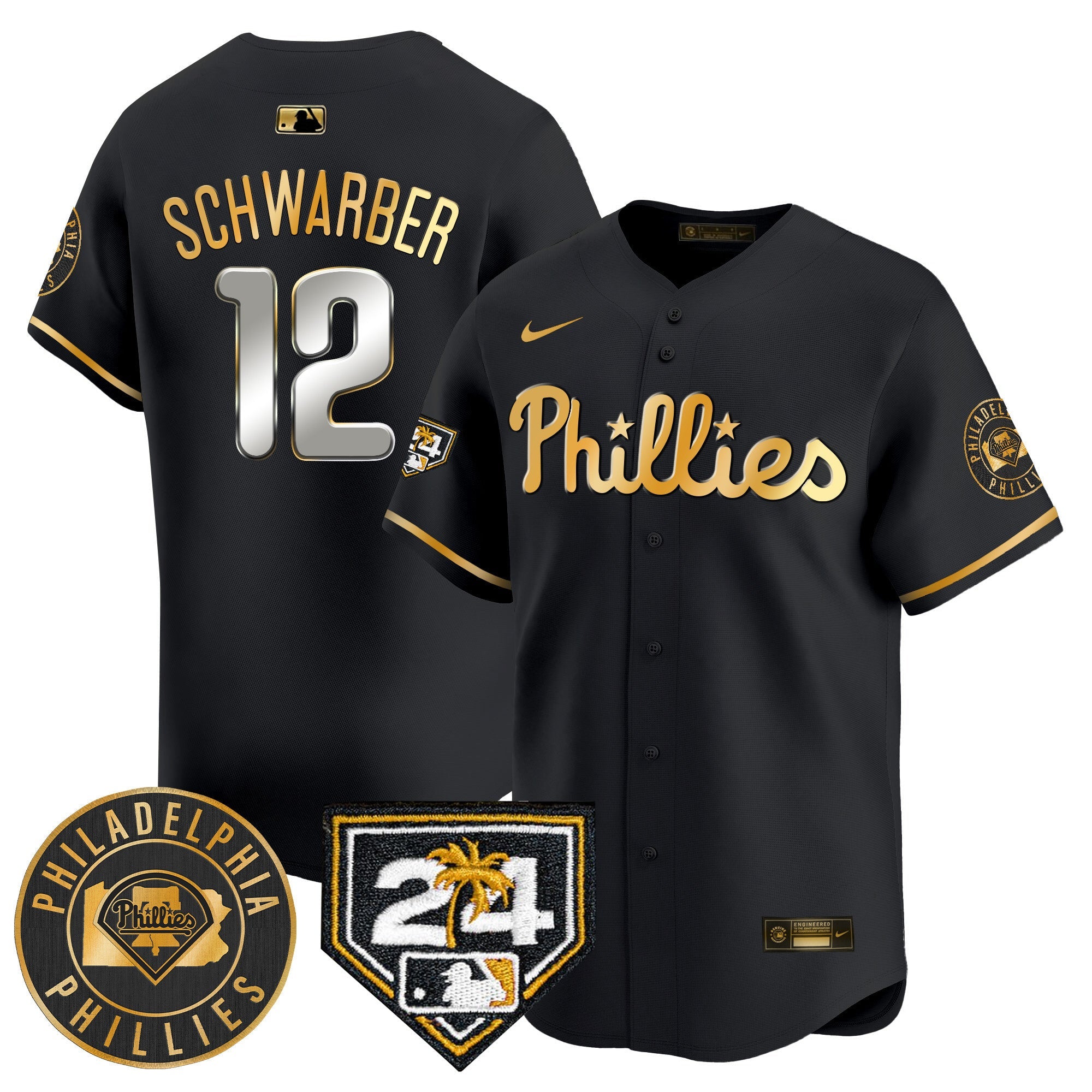 Men’s 2024 Spring Training Patch Vapor Premier Limited Jersey V2