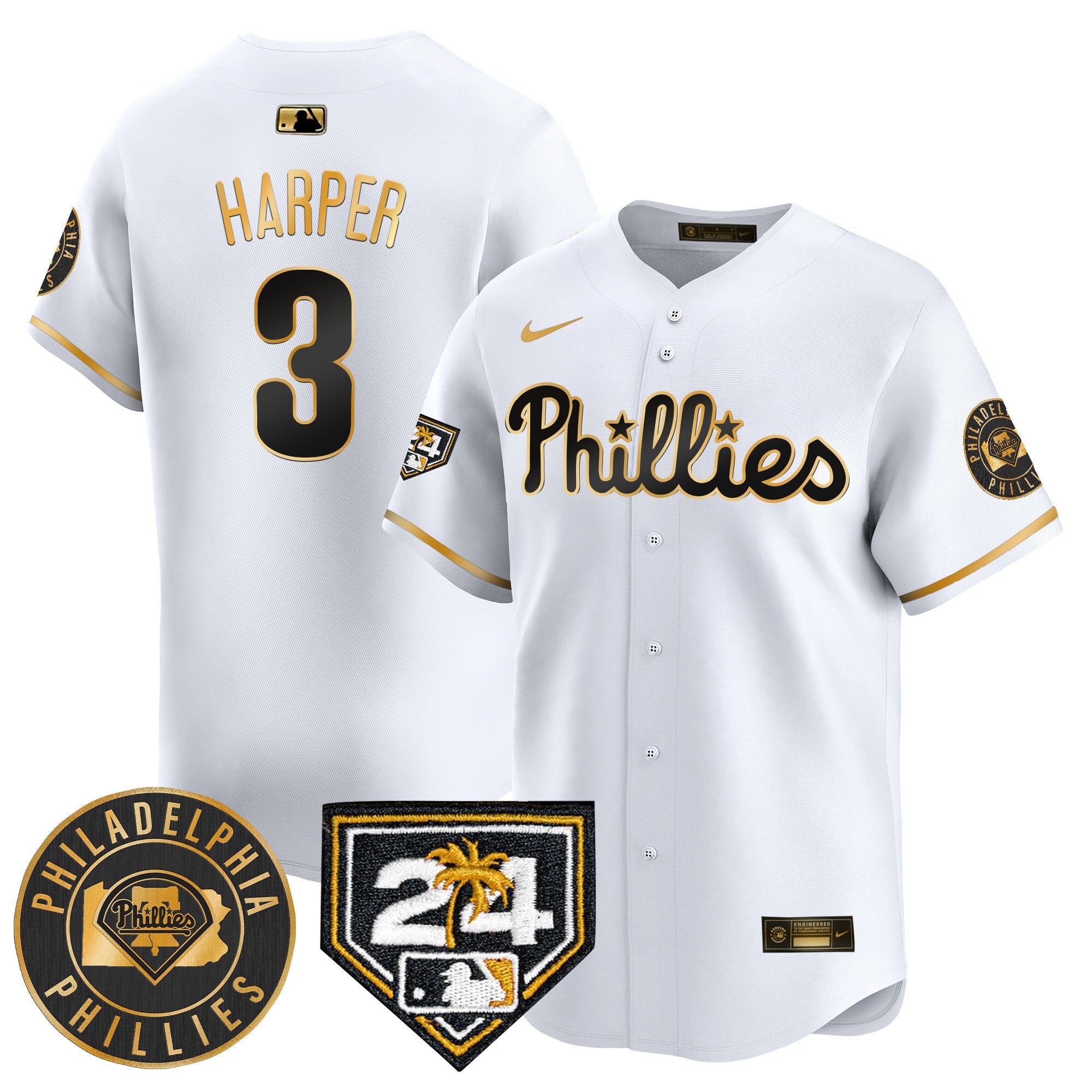 Men’s 2024 Spring Training Patch Vapor Premier Limited Jersey V2