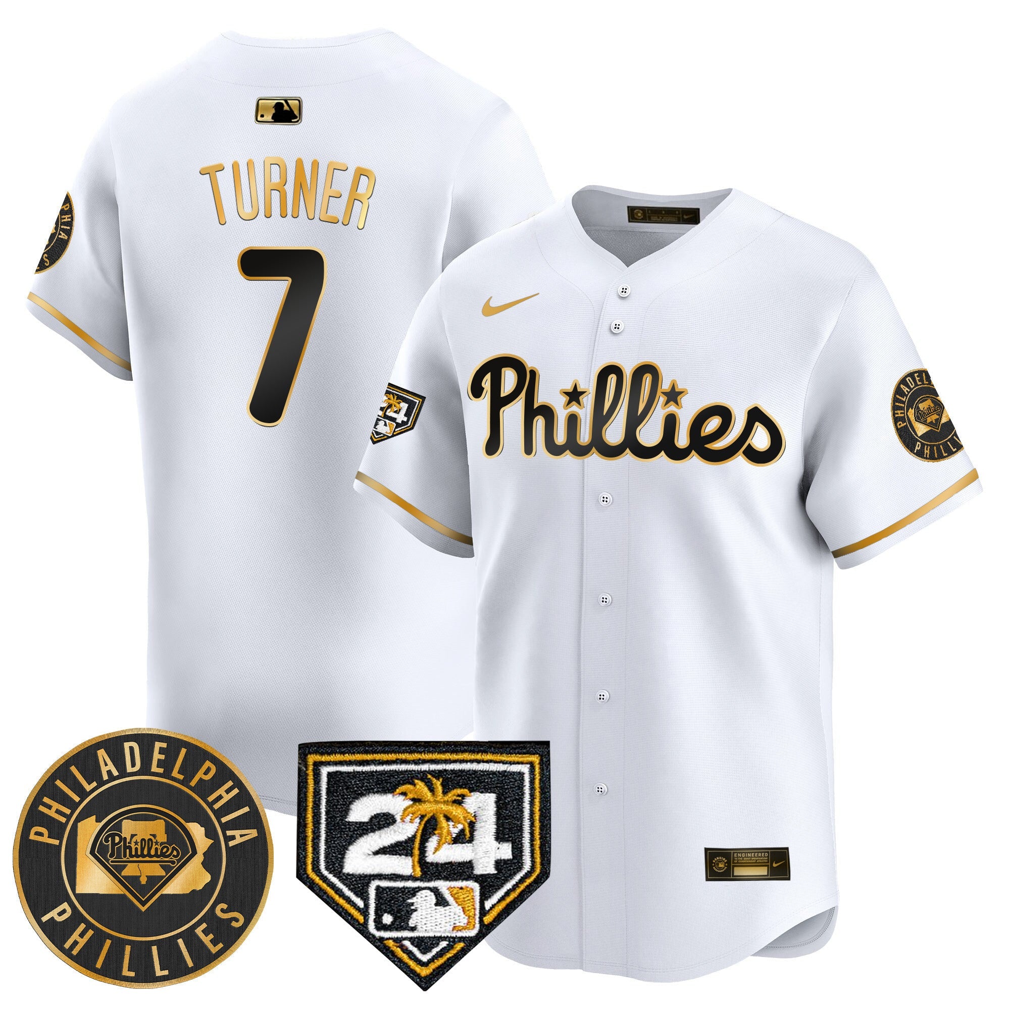 Men’s 2024 Spring Training Patch Vapor Premier Limited Jersey V2