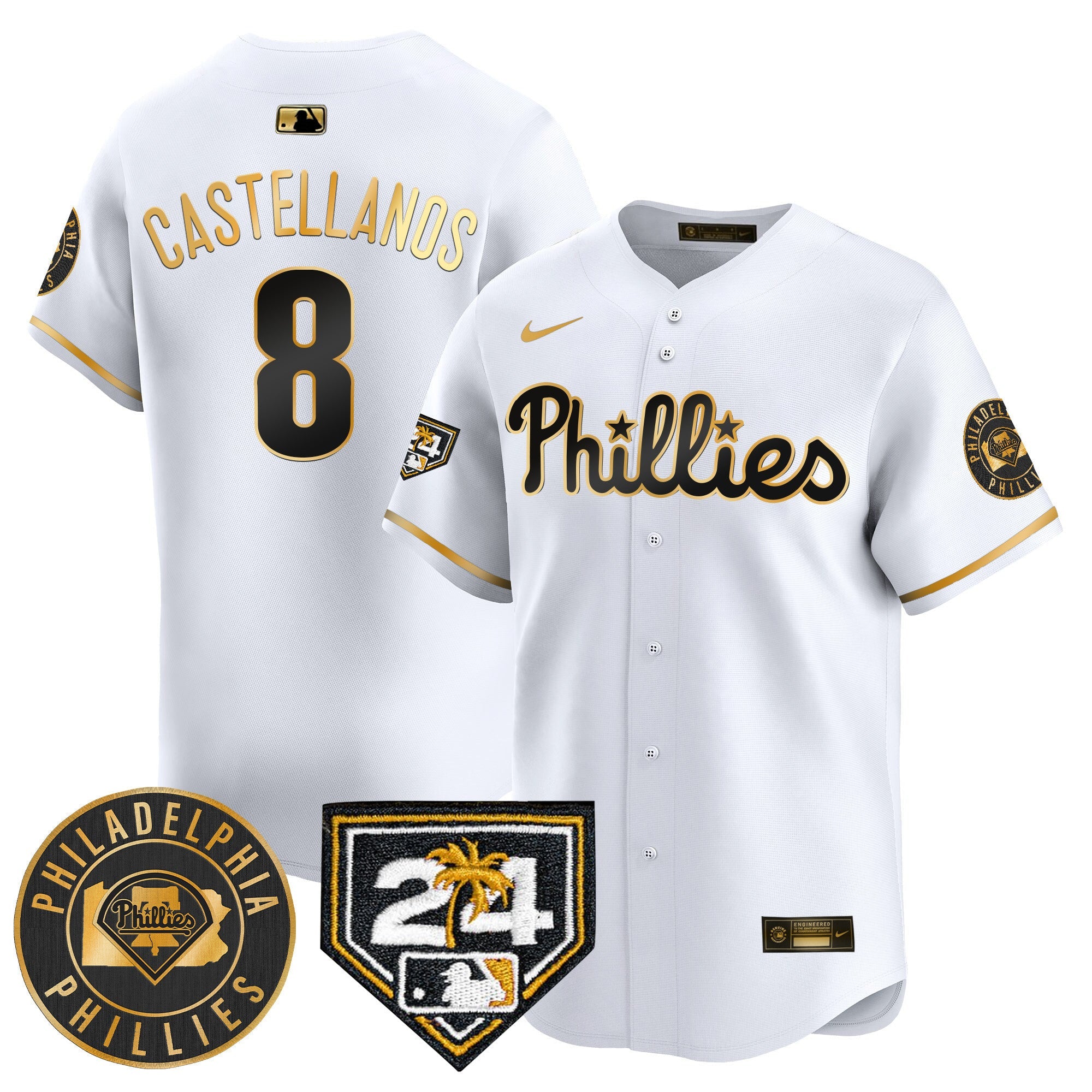Men’s 2024 Spring Training Patch Vapor Premier Limited Jersey V2