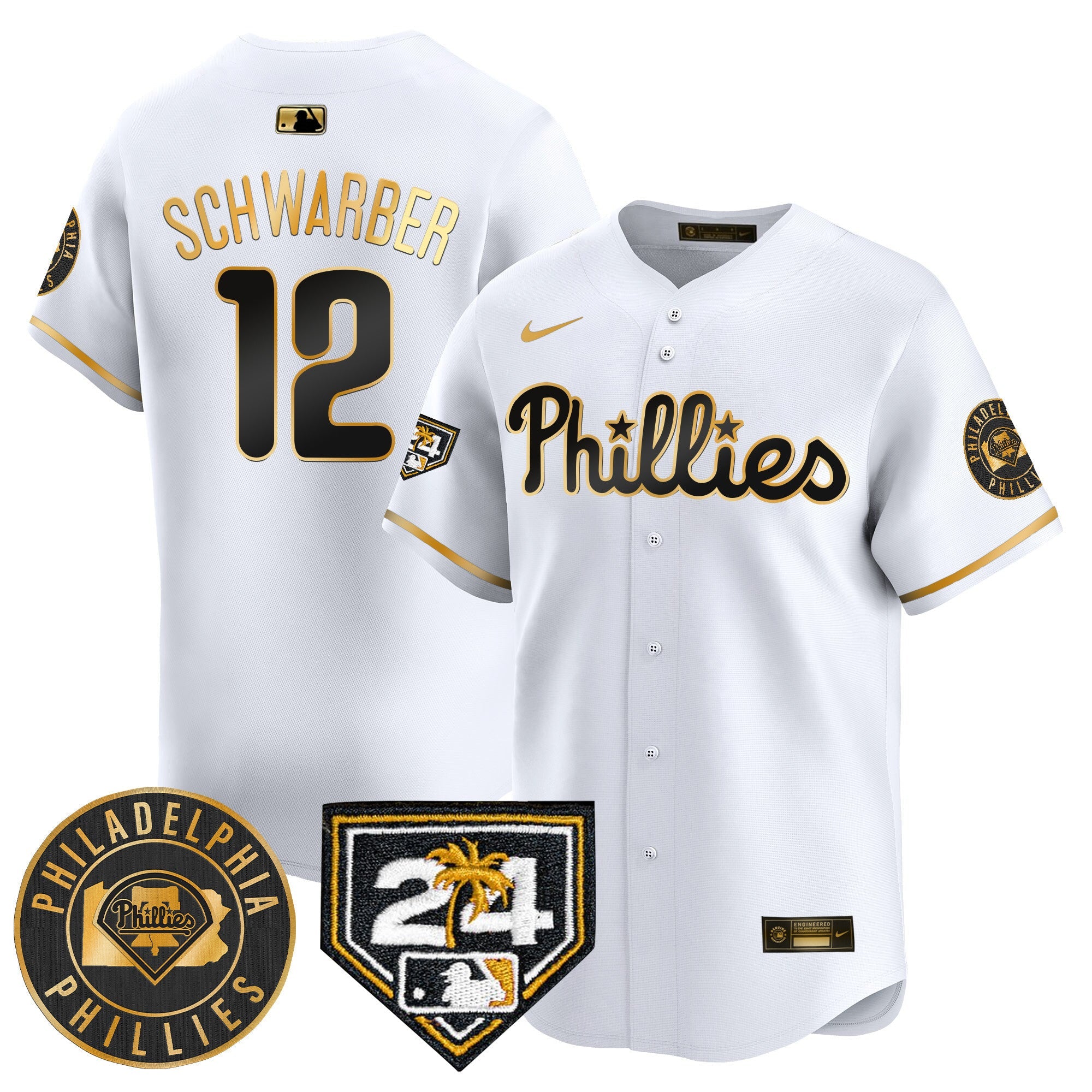 Men’s 2024 Spring Training Patch Vapor Premier Limited Jersey V2