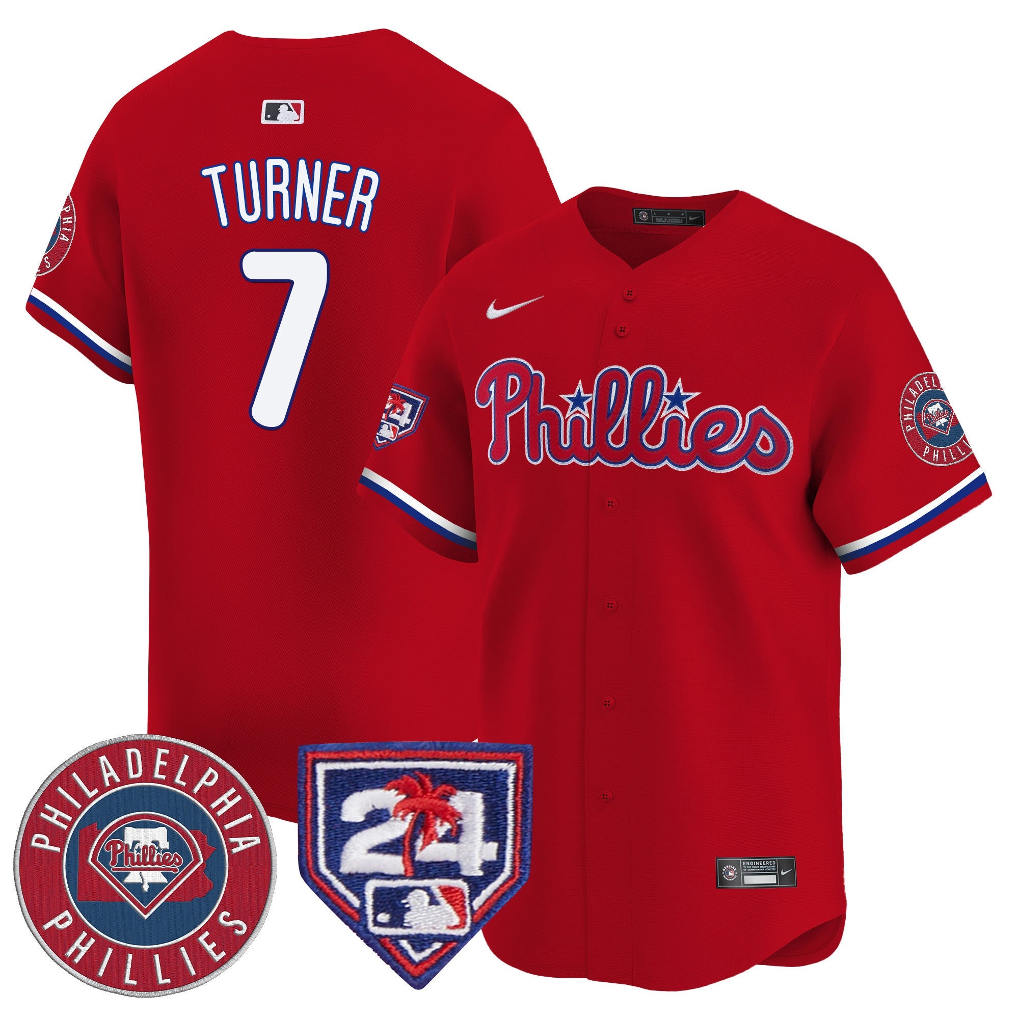 Men’s 2024 Spring Training Patch Vapor Premier Limited Jersey V2