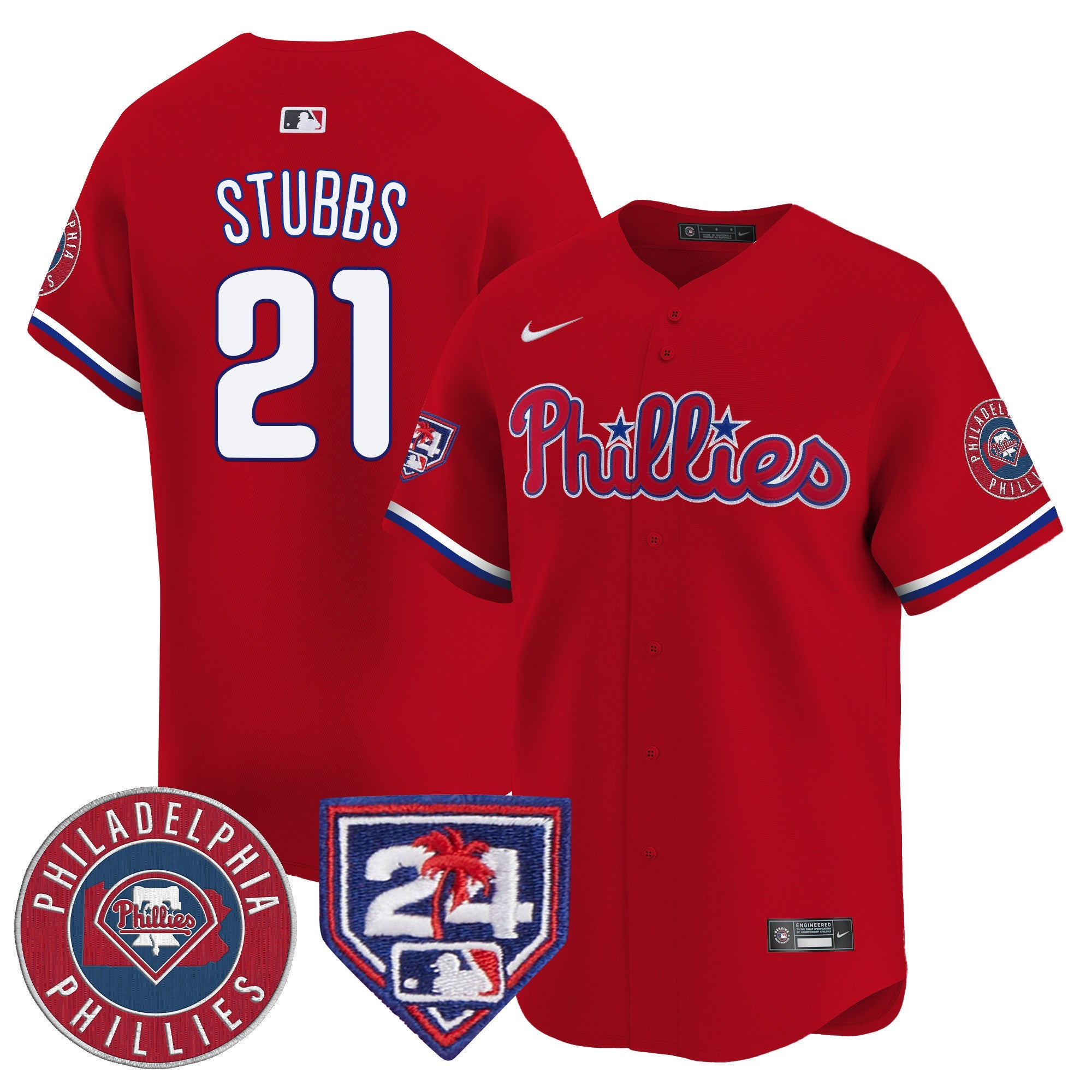 Men’s 2024 Spring Training Patch Vapor Premier Limited Jersey V2