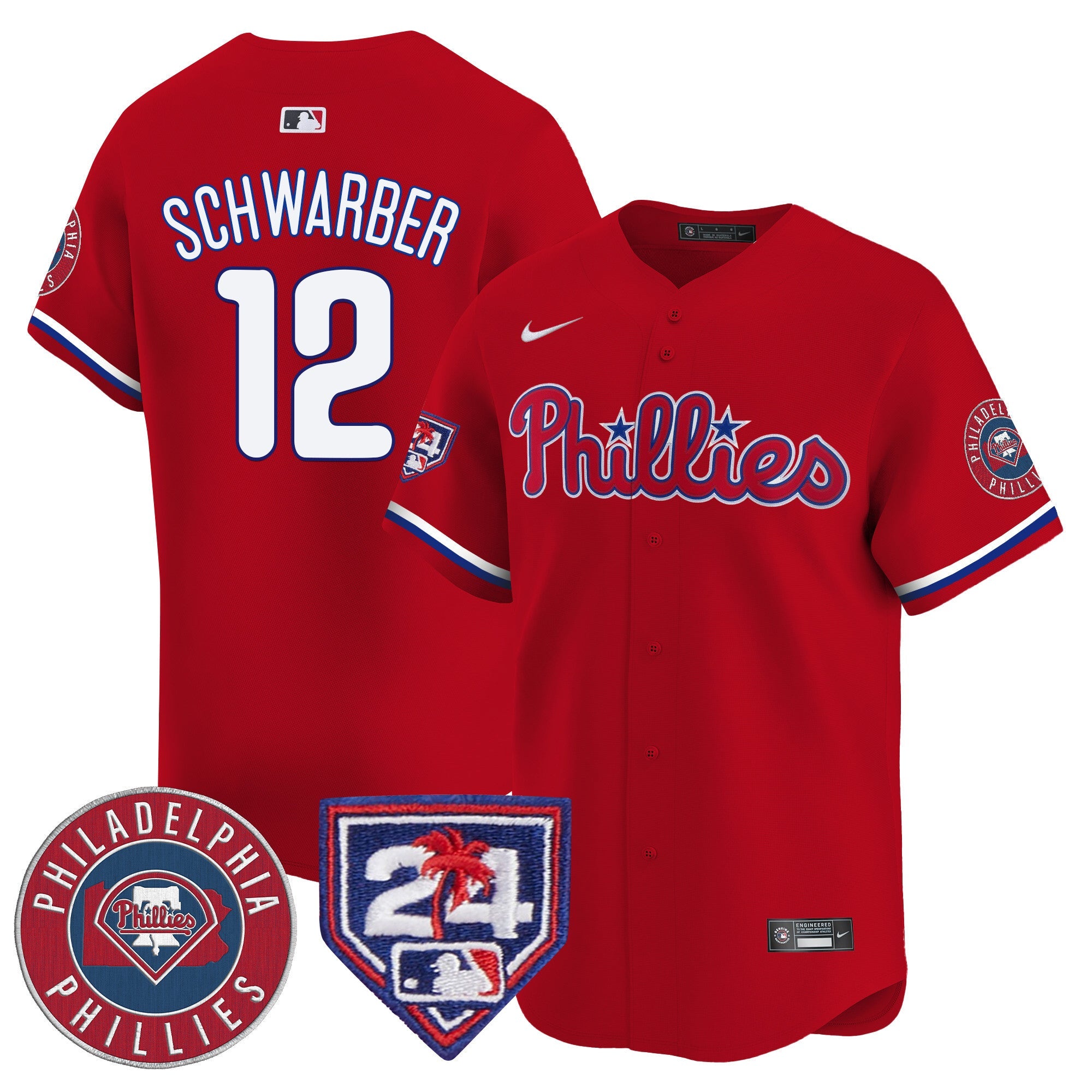 Men’s 2024 Spring Training Patch Vapor Premier Limited Jersey V2