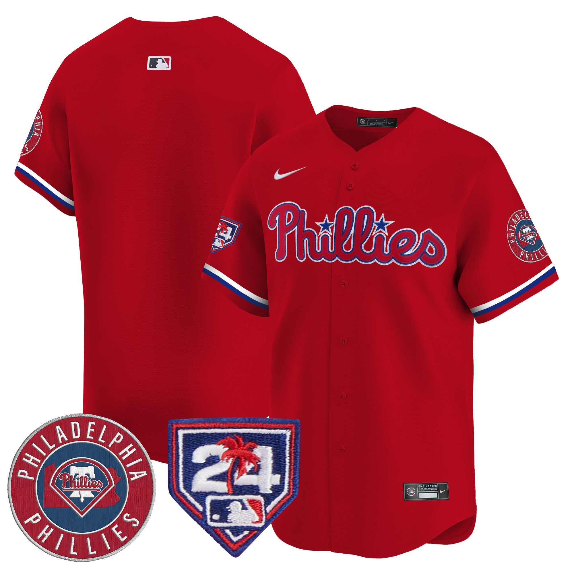 Men’s 2024 Spring Training Patch Vapor Premier Limited Jersey V2