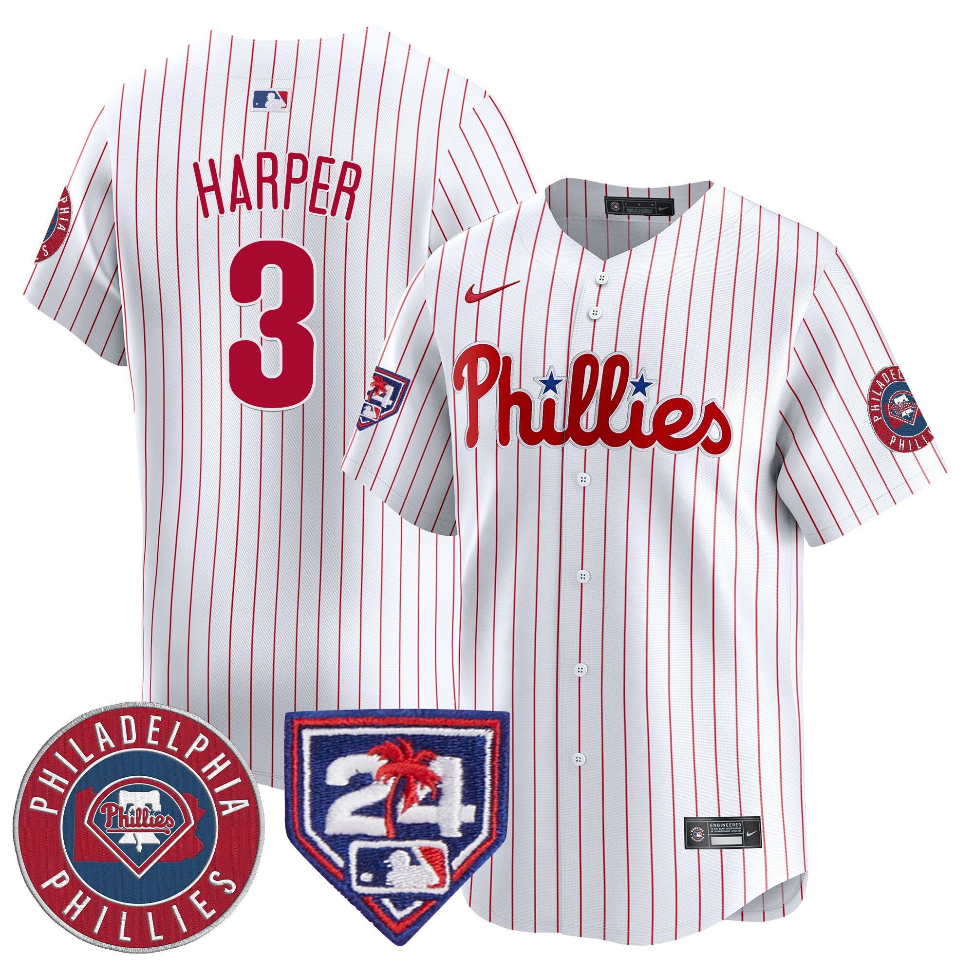 Men’s 2024 Spring Training Patch Vapor Premier Limited Jersey V2