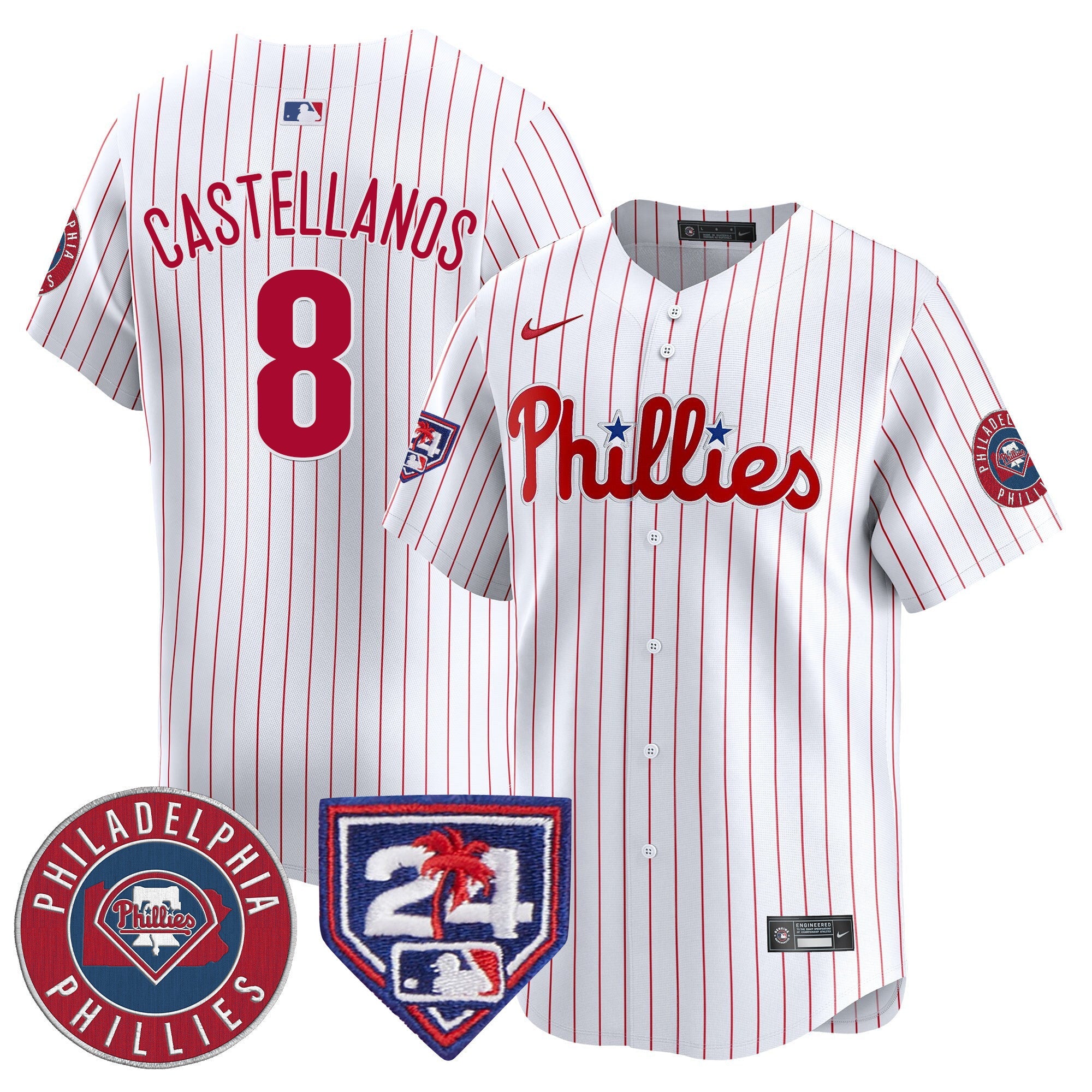 Men’s 2024 Spring Training Patch Vapor Premier Limited Jersey V2