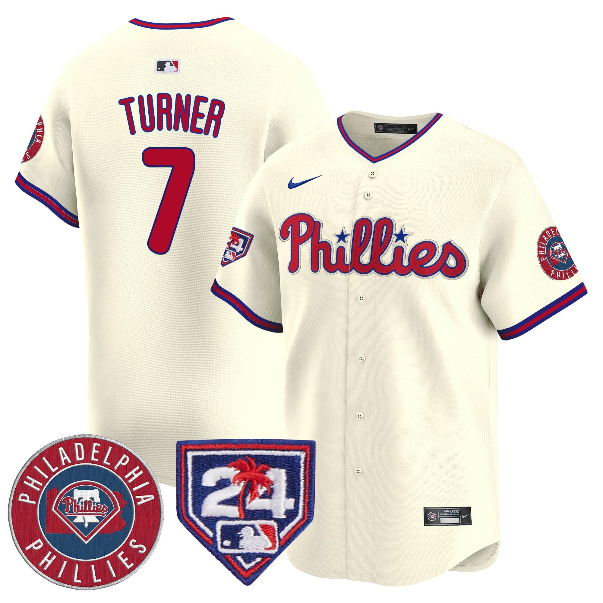 Men’s 2024 Spring Training Patch Vapor Premier Limited Jersey V2