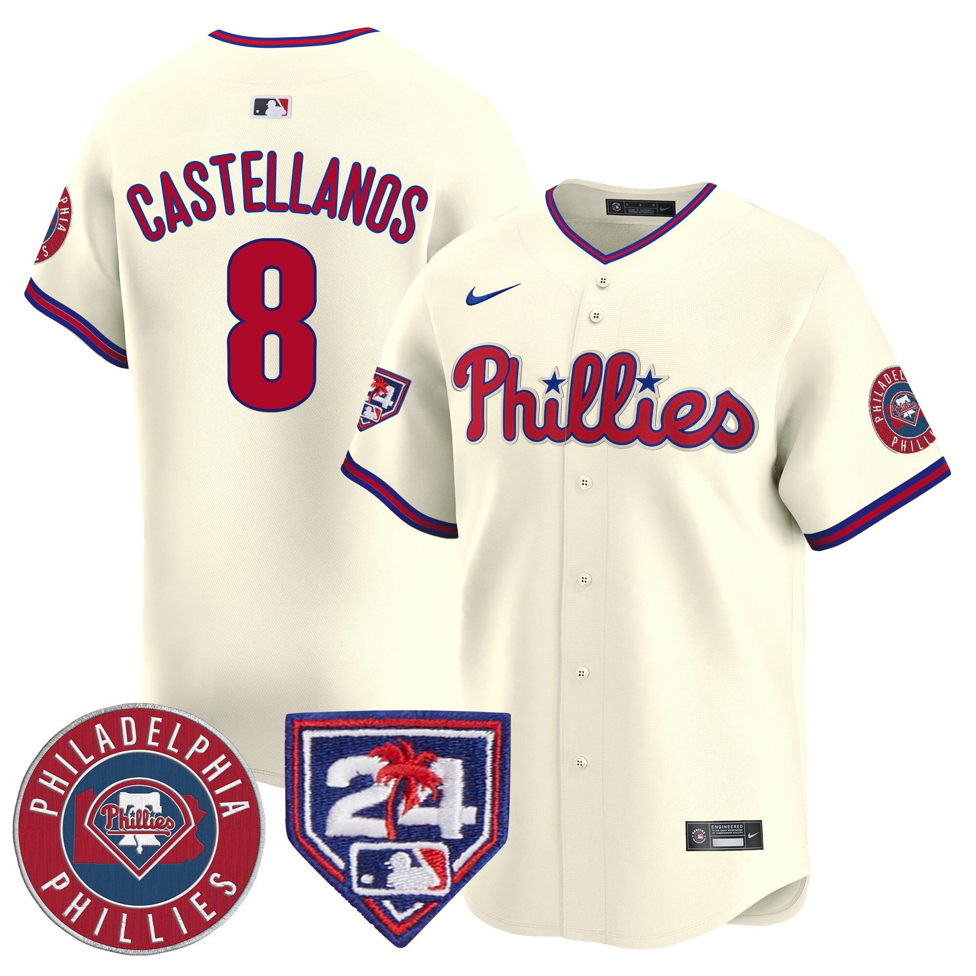 Men’s 2024 Spring Training Patch Vapor Premier Limited Jersey V2