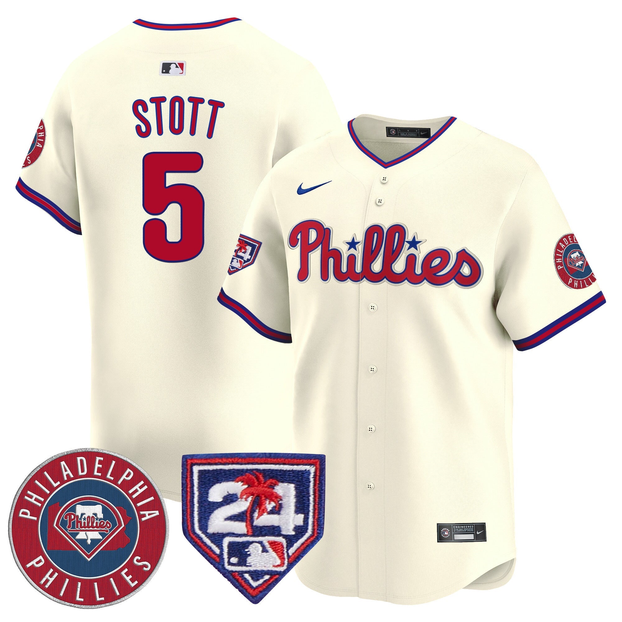 Men’s 2024 Spring Training Patch Vapor Premier Limited Jersey V2