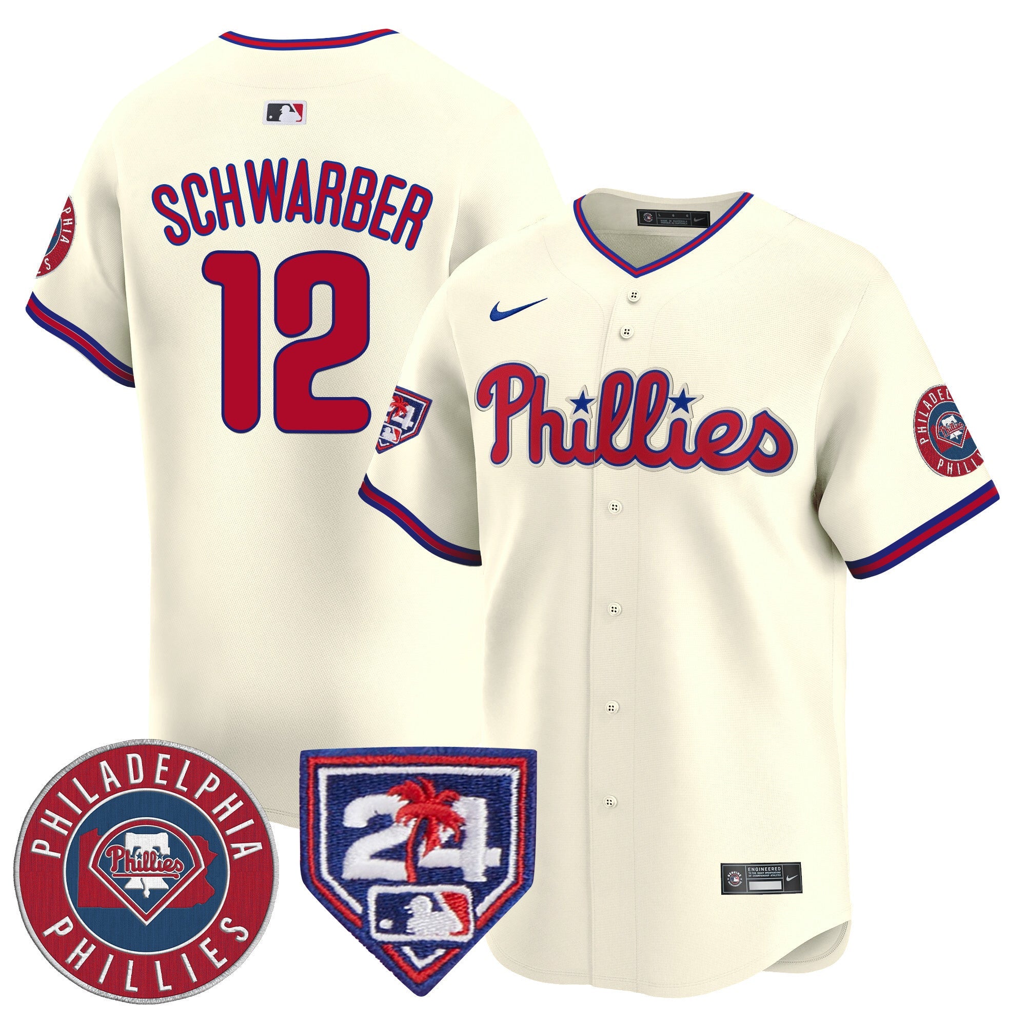 Men’s 2024 Spring Training Patch Vapor Premier Limited Jersey V2