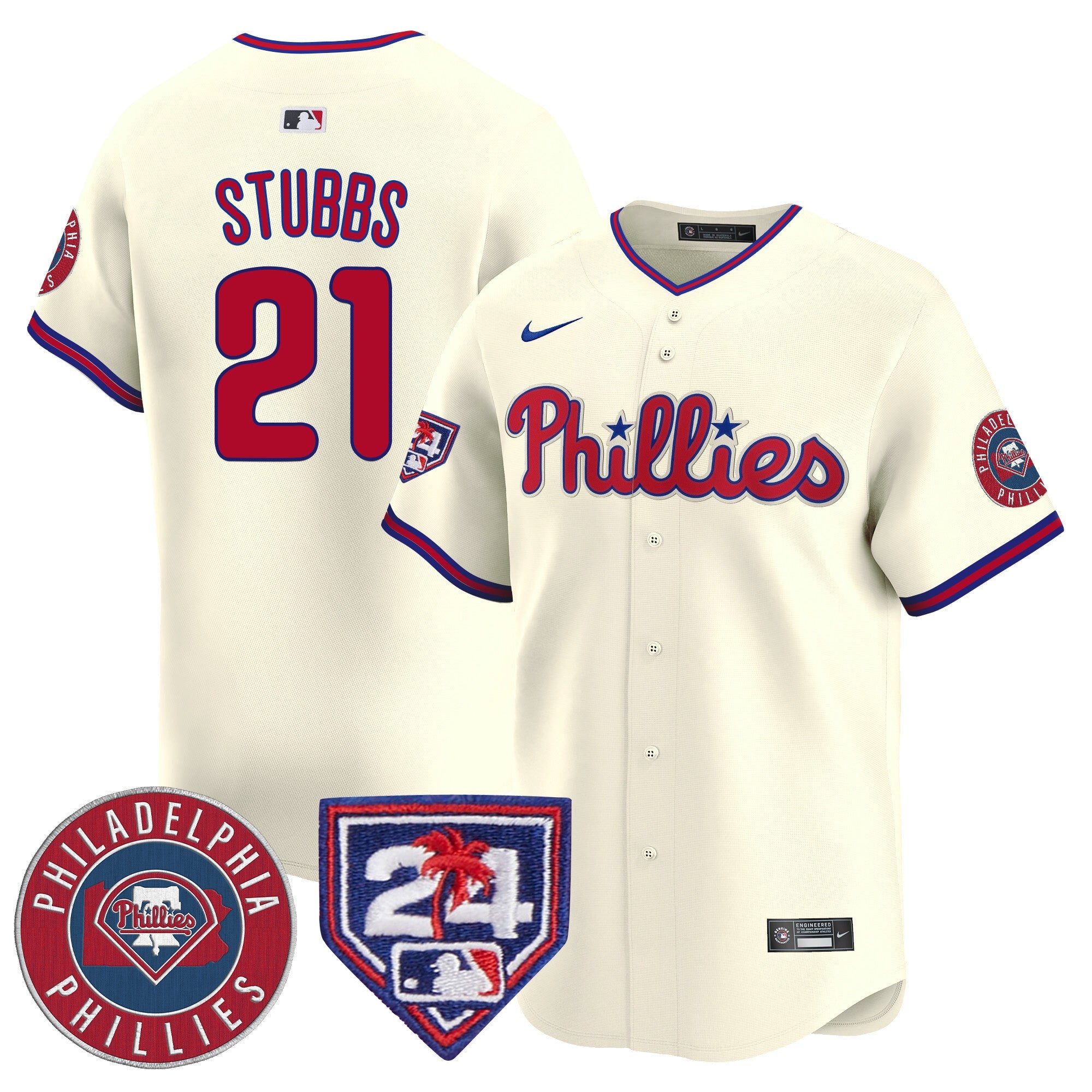 Men’s 2024 Spring Training Patch Vapor Premier Limited Jersey V2