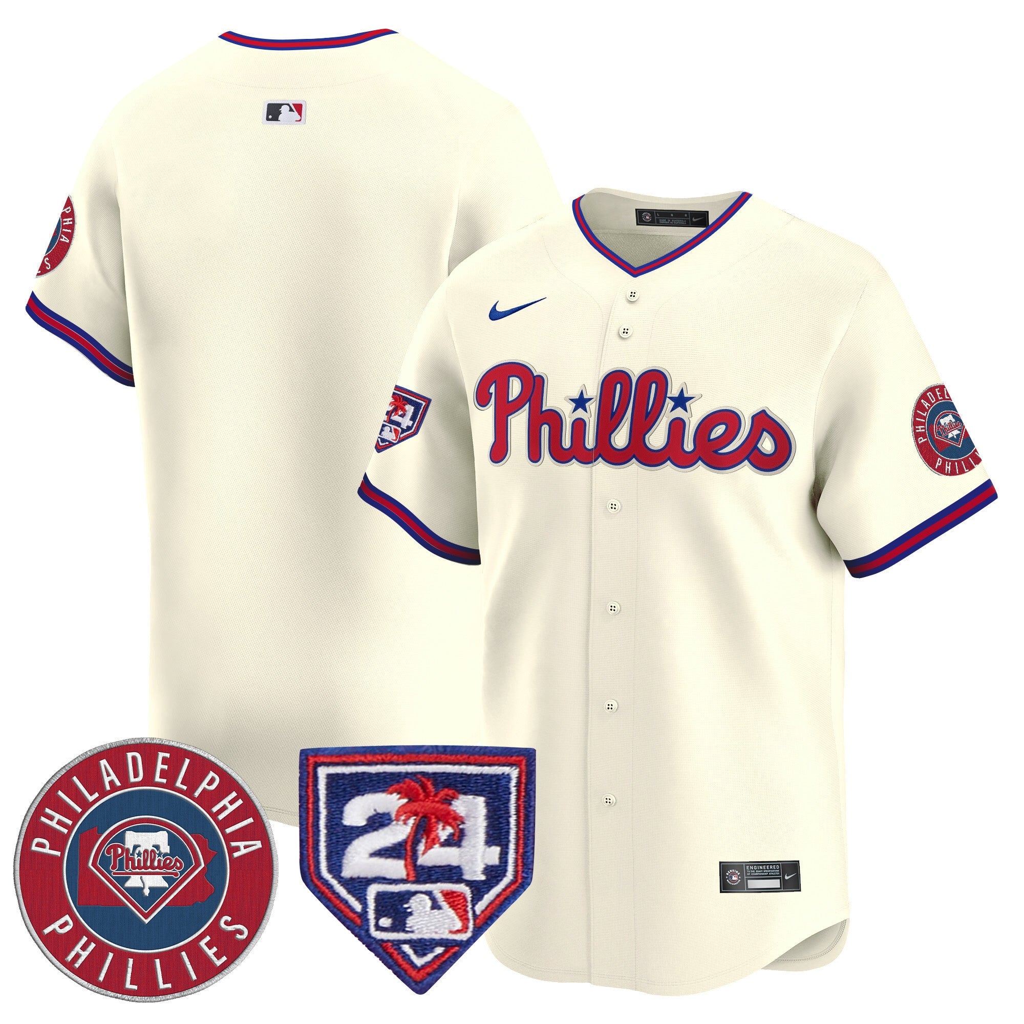 Men’s 2024 Spring Training Patch Vapor Premier Limited Jersey V2
