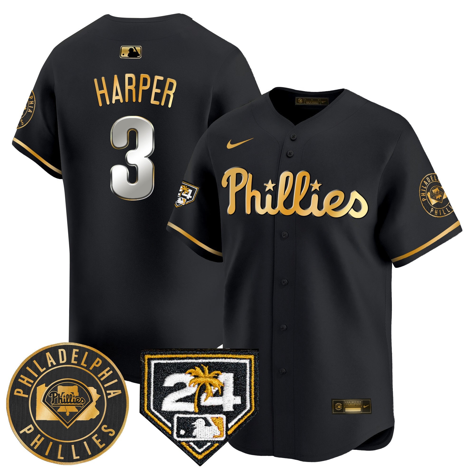 Men’s 2024 Spring Training Patch Vapor Premier Limited Jersey V2