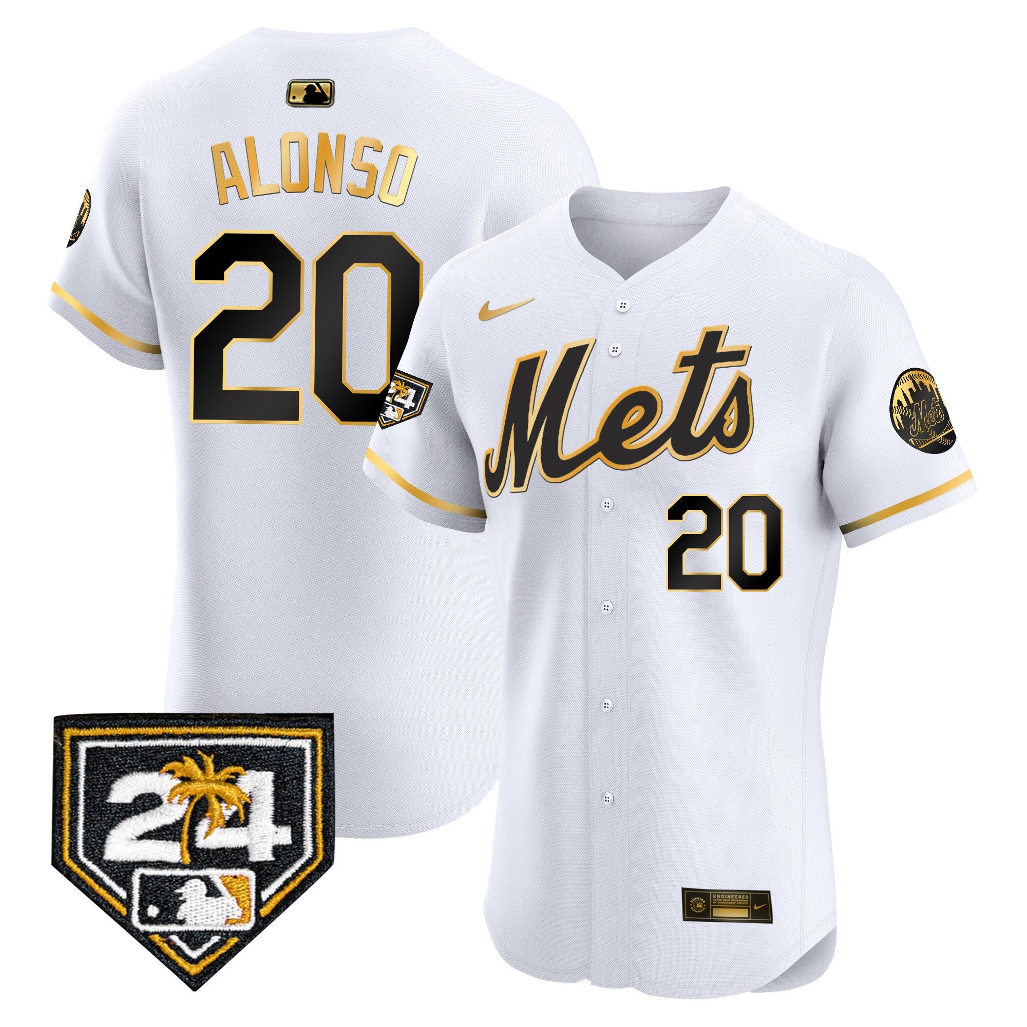 Men’s New York 2024 Spring Training Vapor Premier Elite Jersey V2