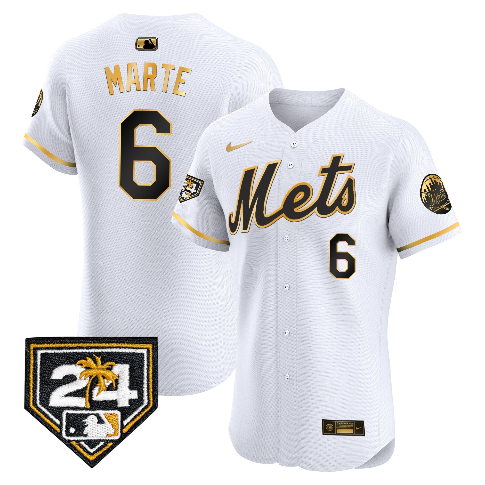 Men’s New York 2024 Spring Training Vapor Premier Elite Jersey V2