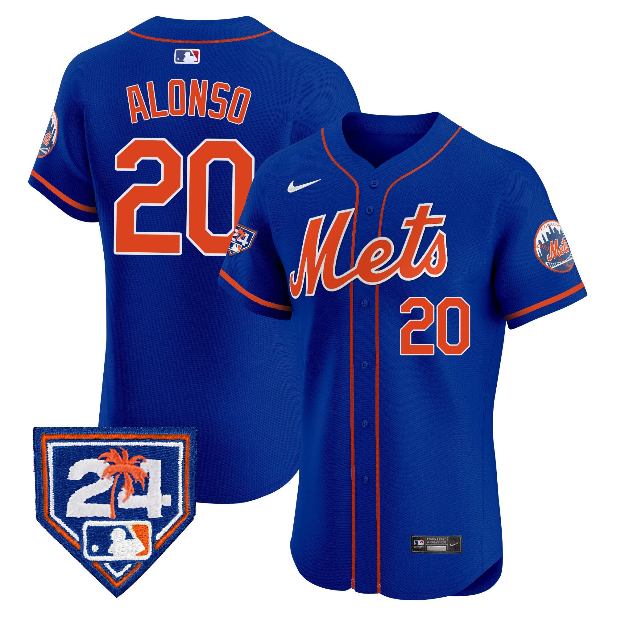 Men’s New York 2024 Spring Training Vapor Premier Elite Jersey V2