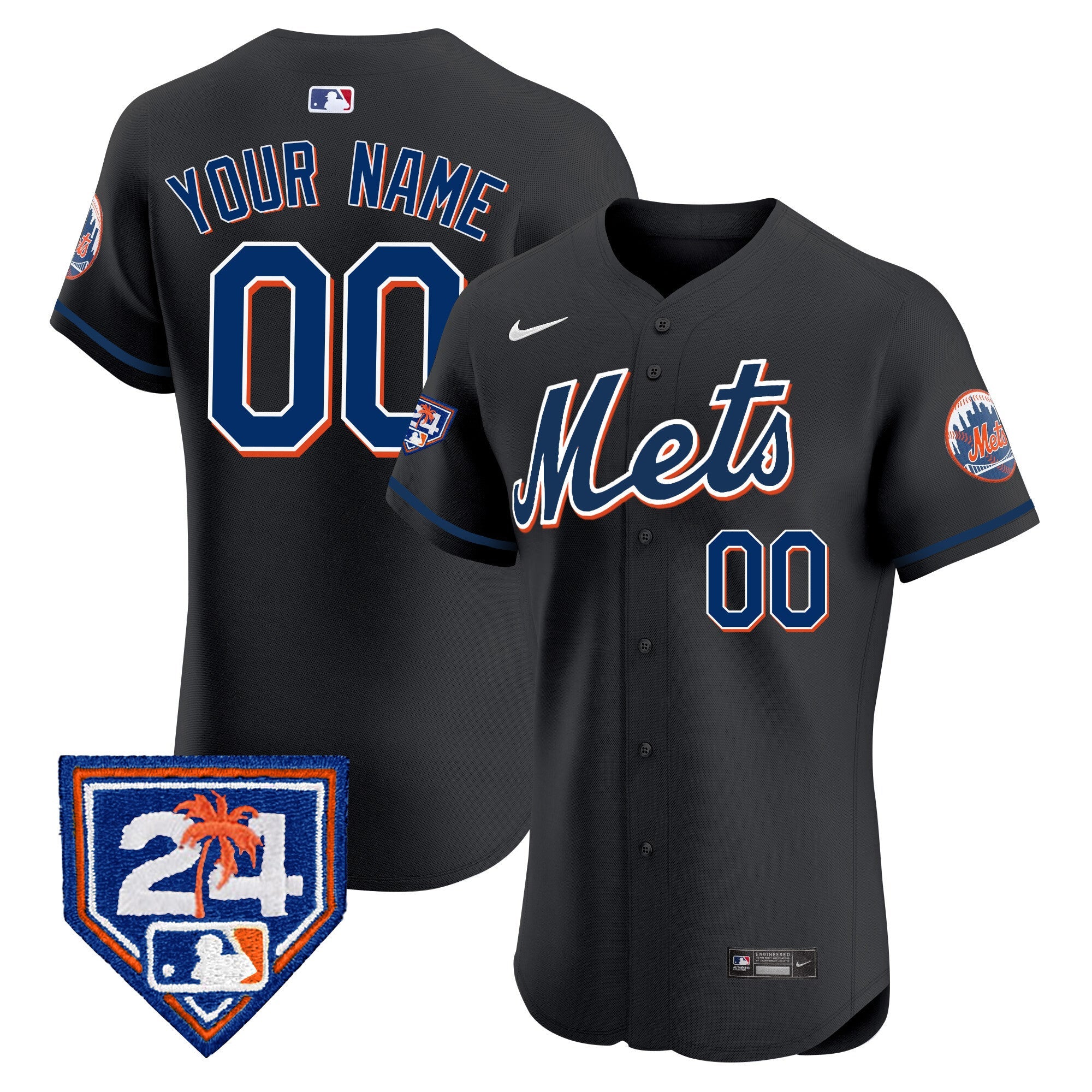 New York 2024 Spring Training Vapor Premier Elite Custom Jersey V2