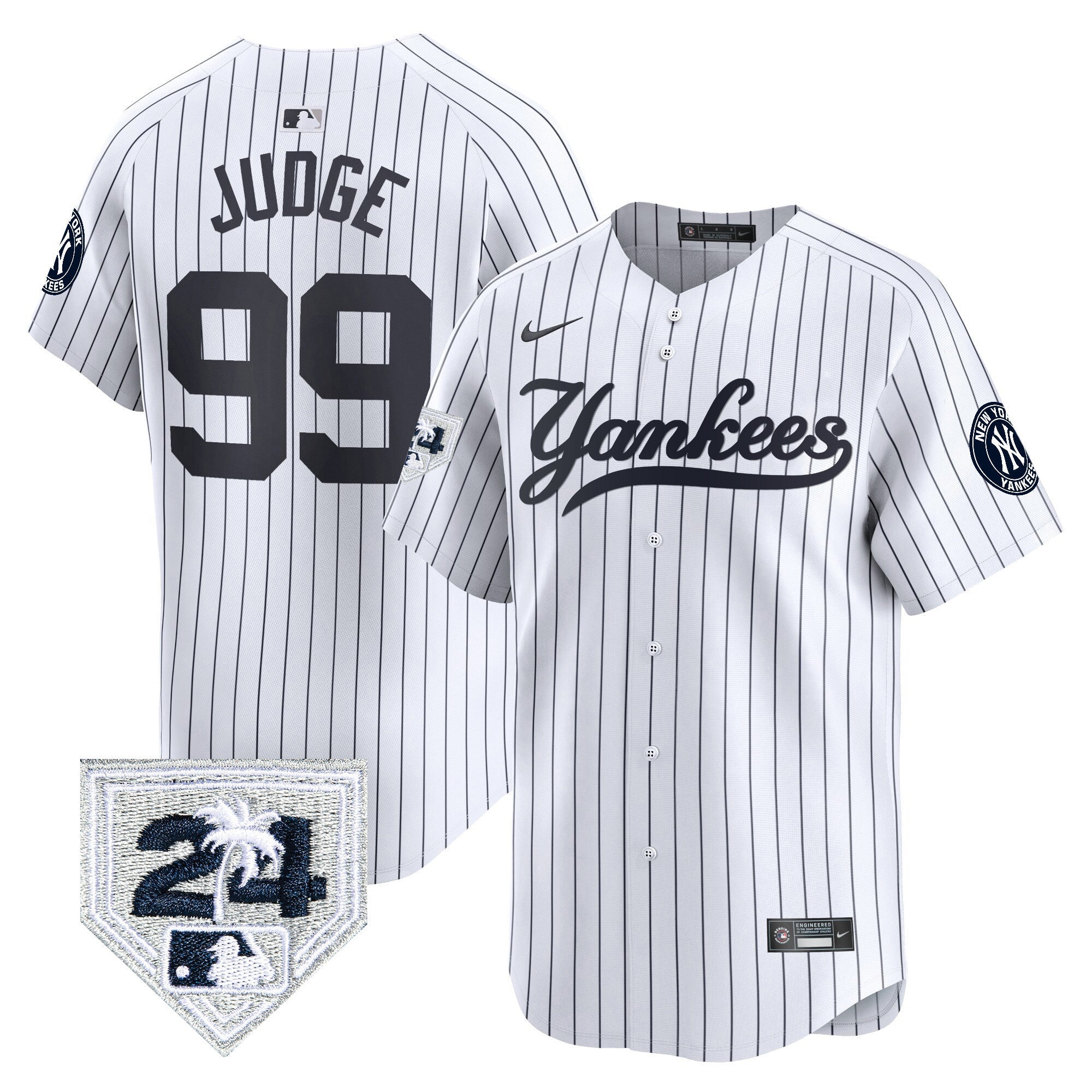 Men’s New York 2024 Spring Training Patch Vapor Premier Limited Jersey V6