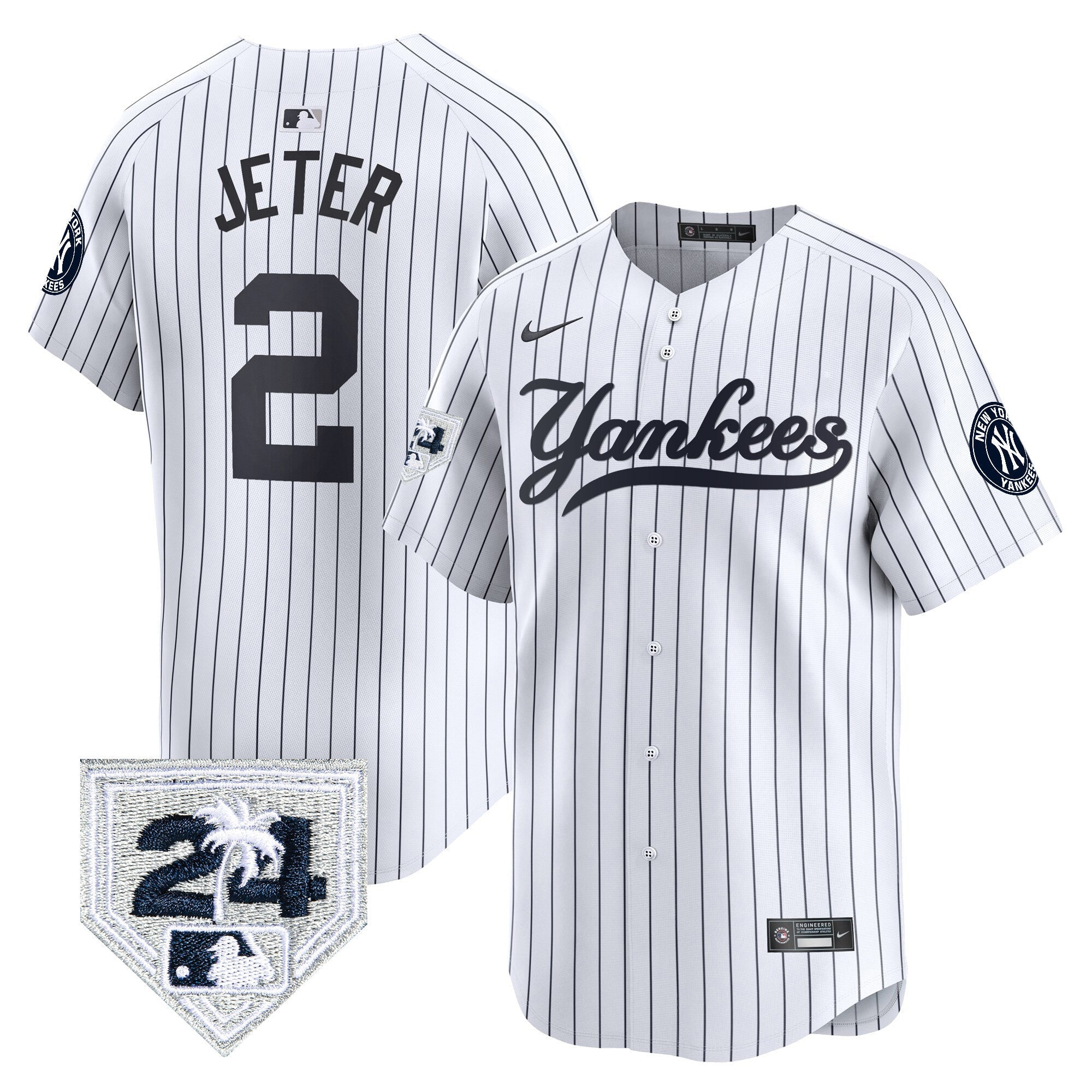 Men’s New York 2024 Spring Training Patch Vapor Premier Limited Jersey V6