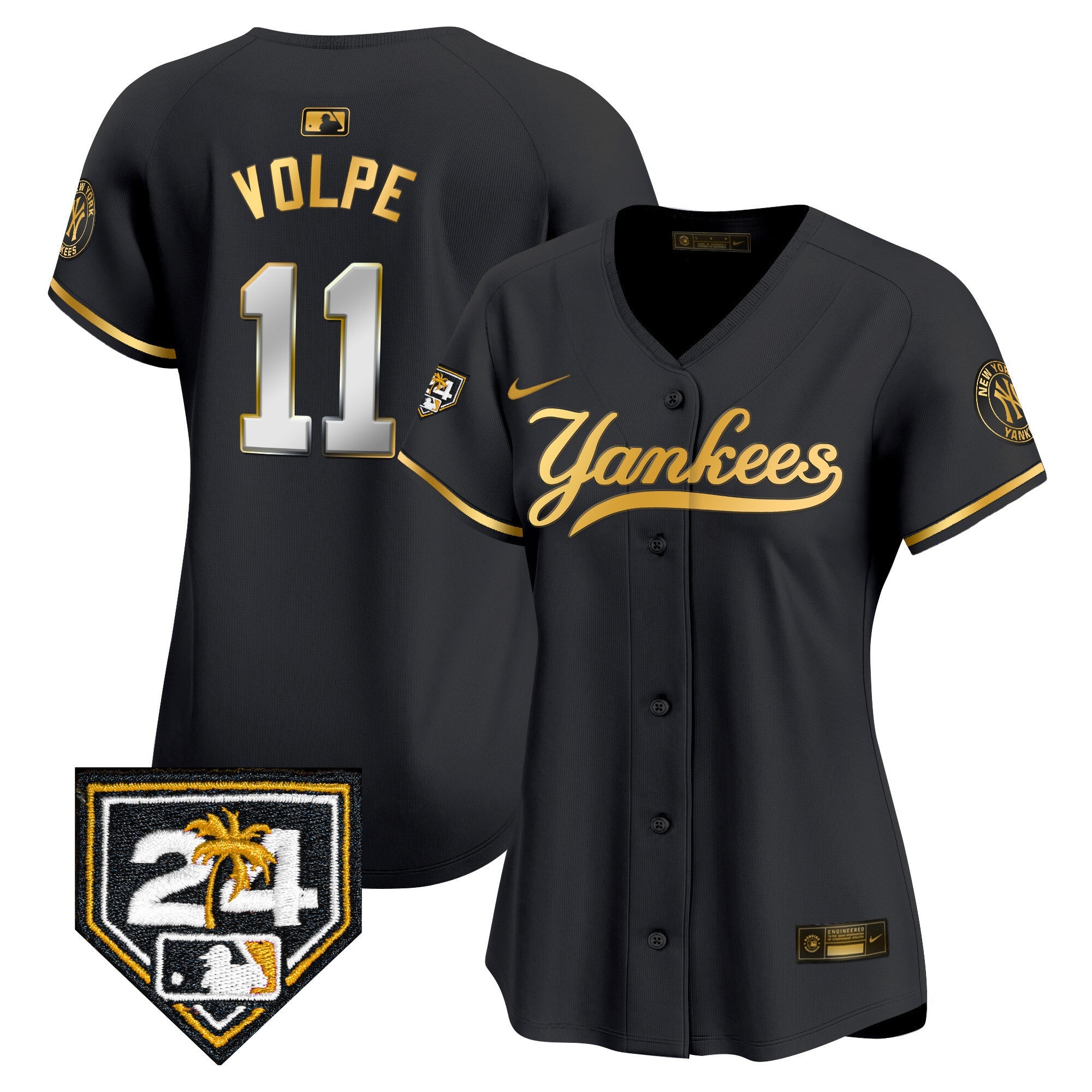 Women’s New York 2024 Spring Training Patch Vapor Premier Limited Jersey V6
