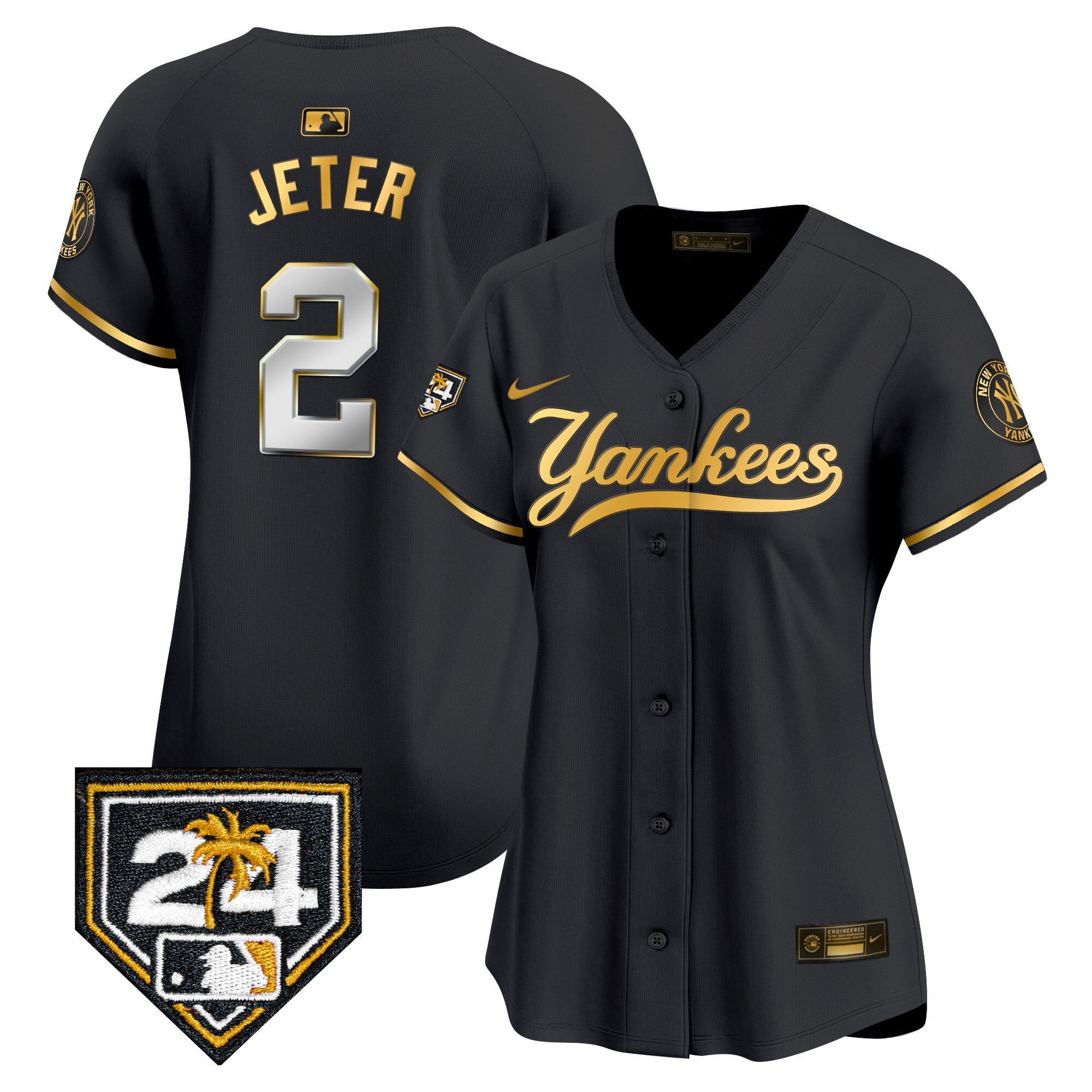 Women’s New York 2024 Spring Training Patch Vapor Premier Limited Jersey V6