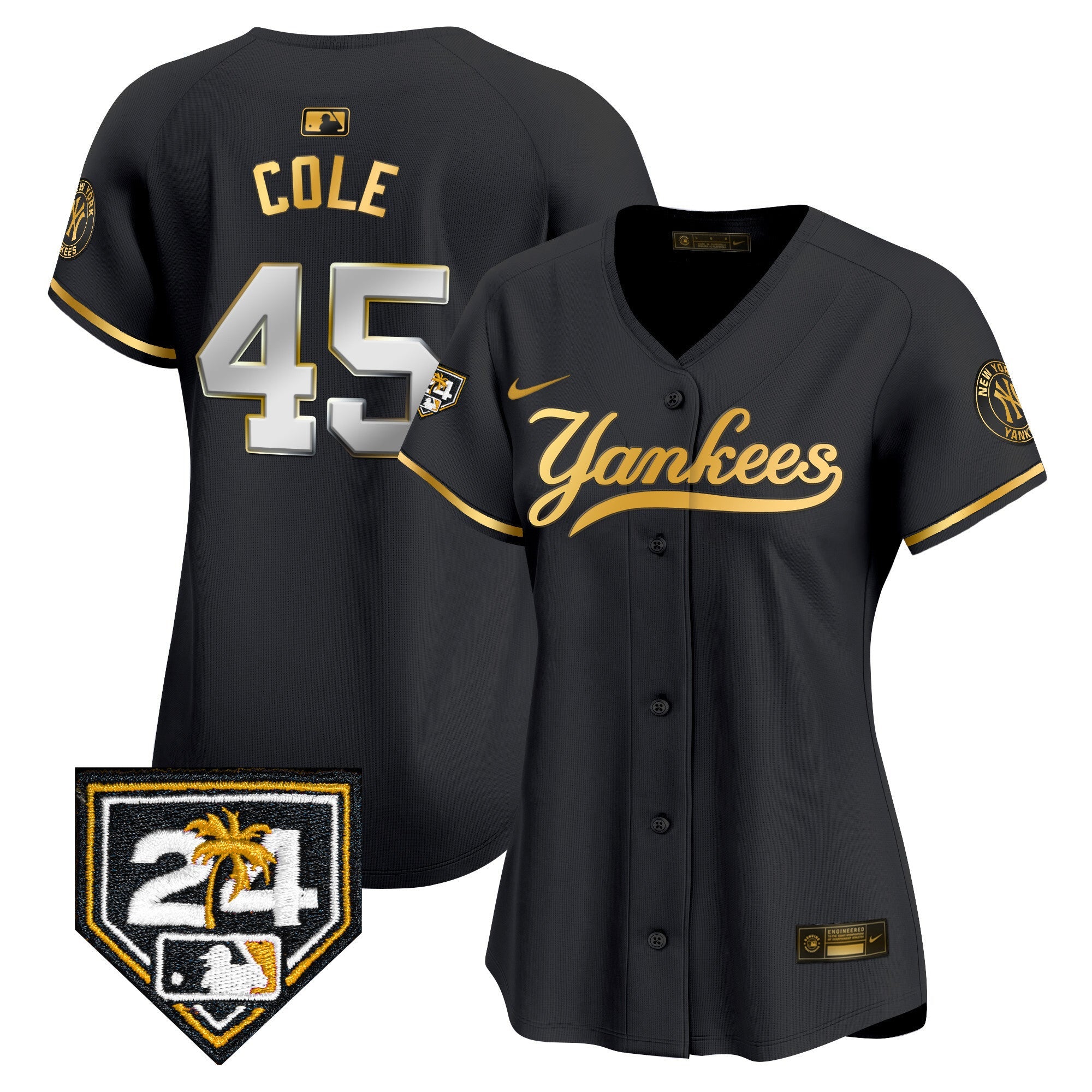 Women’s New York 2024 Spring Training Patch Vapor Premier Limited Jersey V6