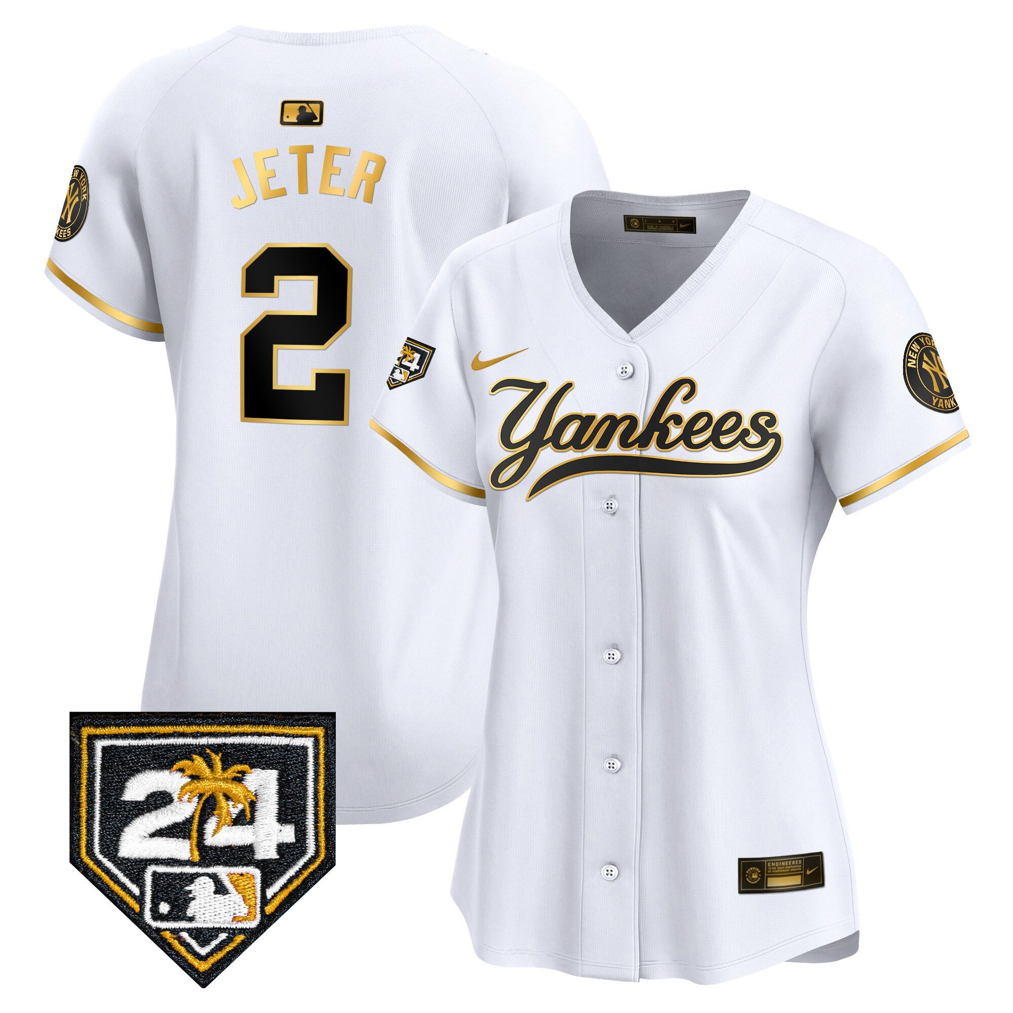 Women’s New York 2024 Spring Training Patch Vapor Premier Limited Jersey V6