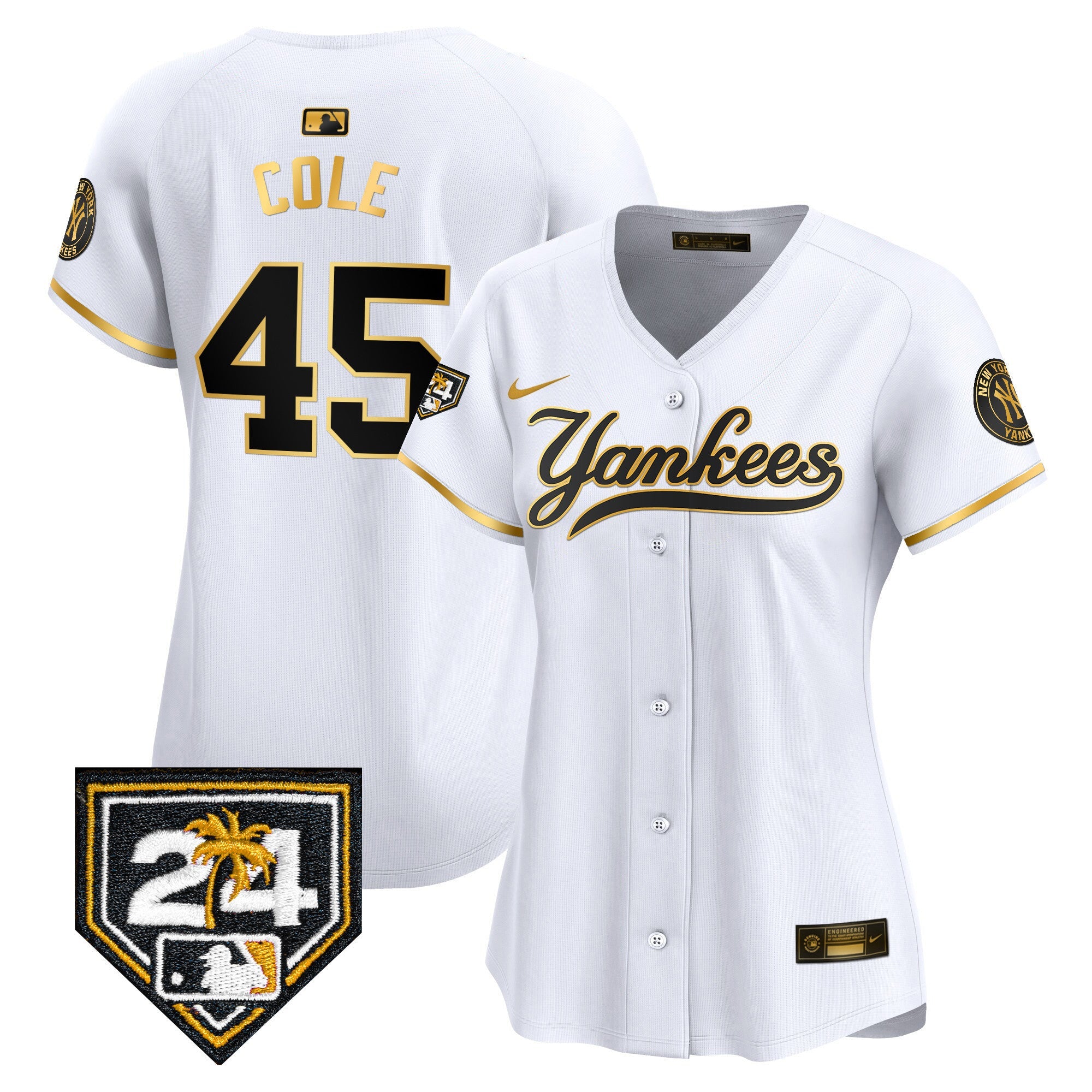 Women’s New York 2024 Spring Training Patch Vapor Premier Limited Jersey V6