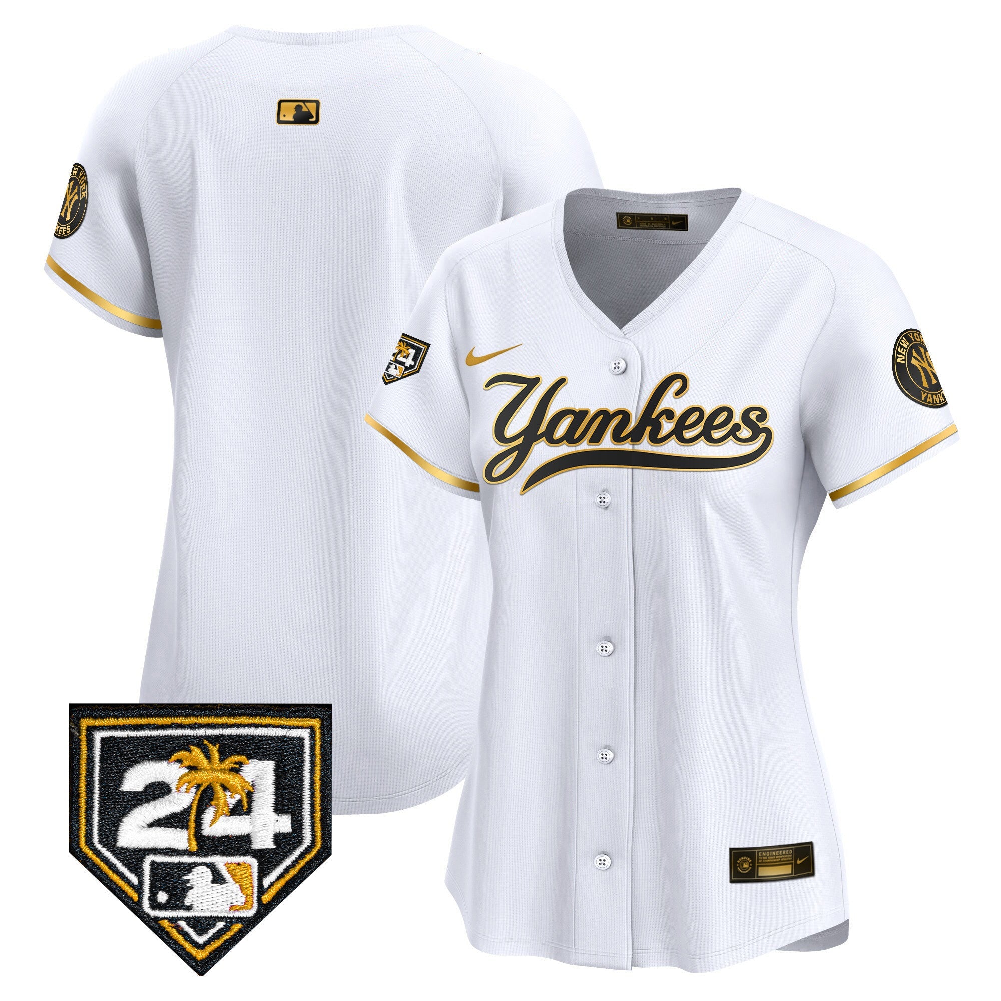 Women’s New York 2024 Spring Training Patch Vapor Premier Limited Jersey V6