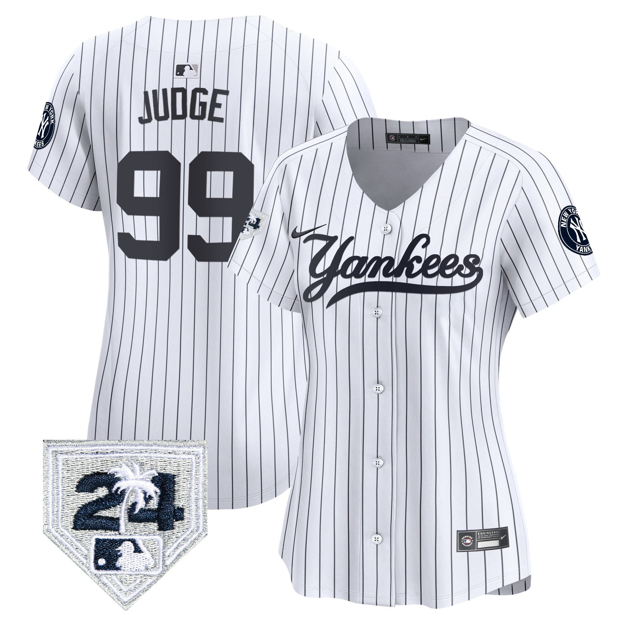 Women’s New York 2024 Spring Training Patch Vapor Premier Limited Jersey V6