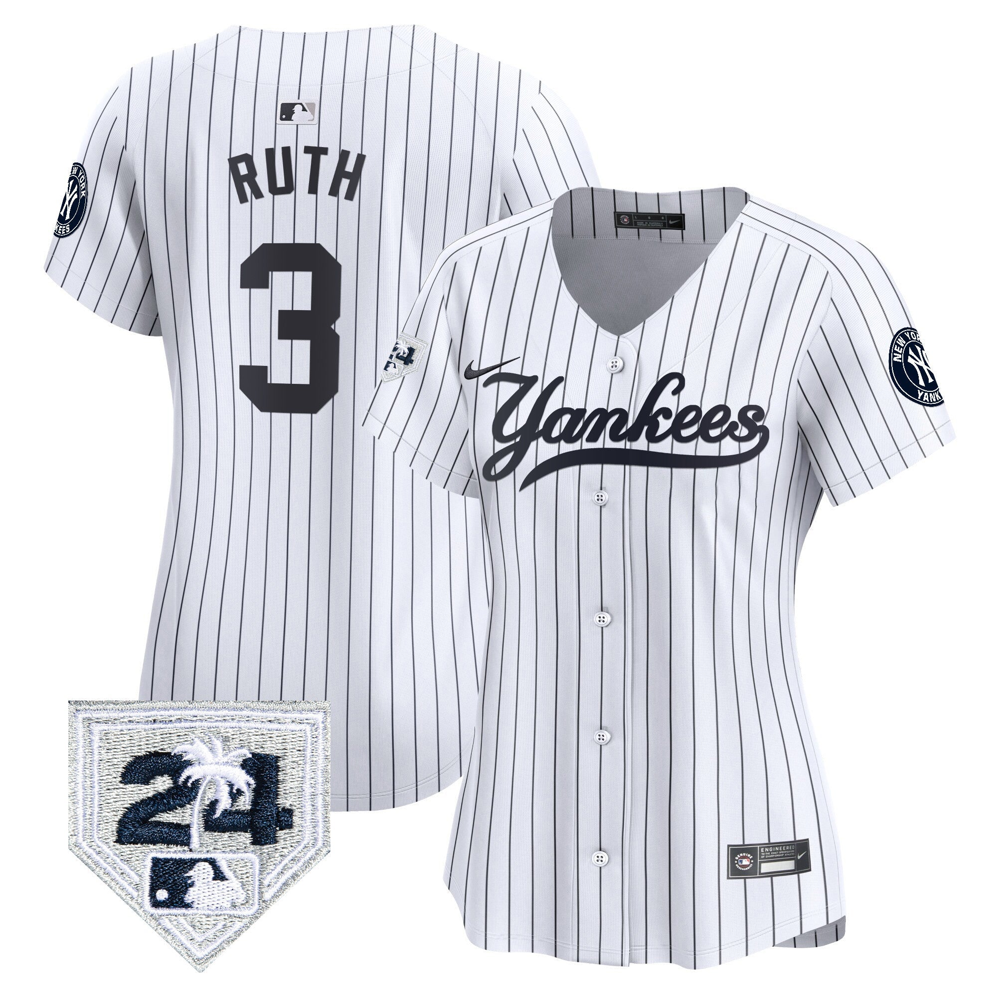 Women’s New York 2024 Spring Training Patch Vapor Premier Limited Jersey V6