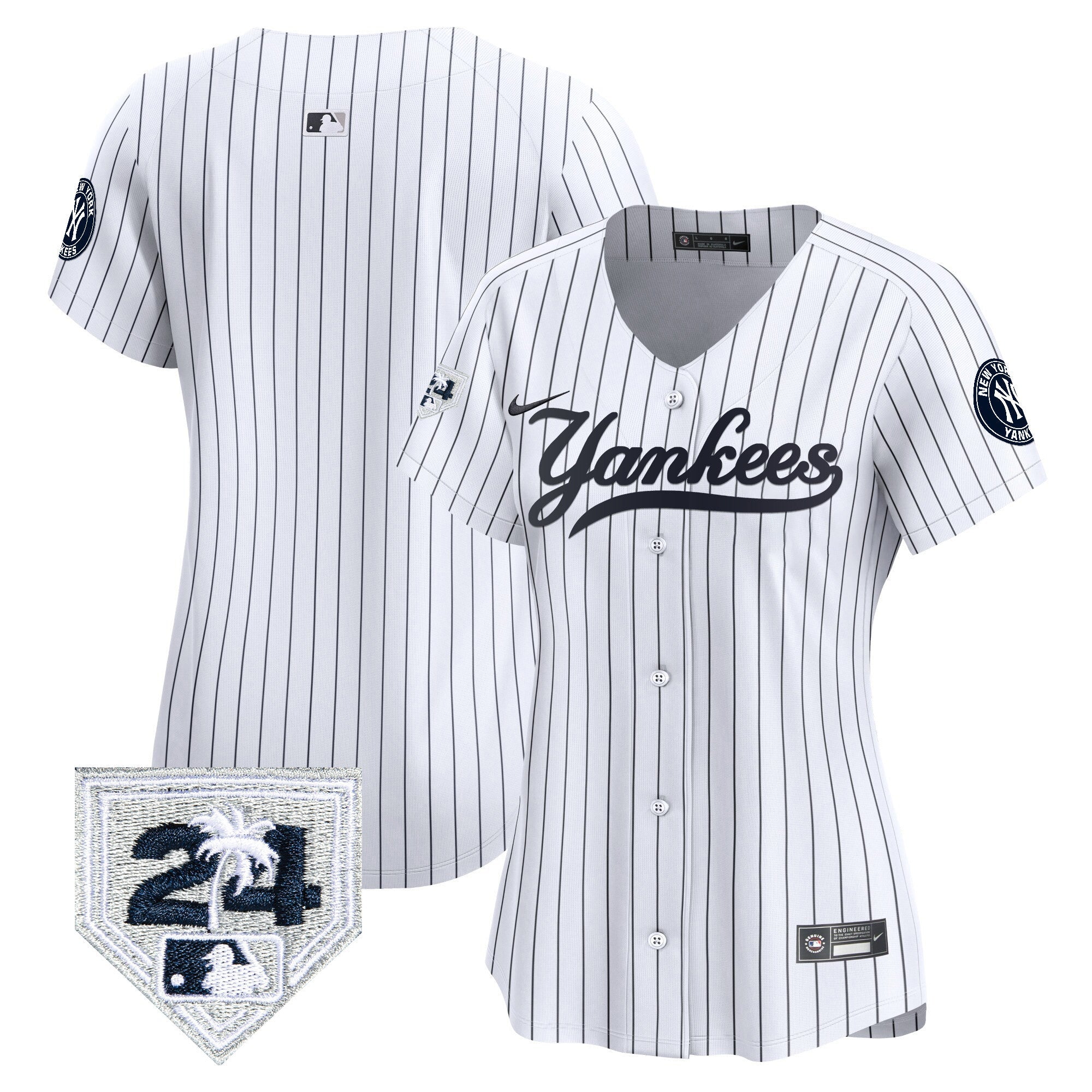 Women’s New York 2024 Spring Training Patch Vapor Premier Limited Jersey V6
