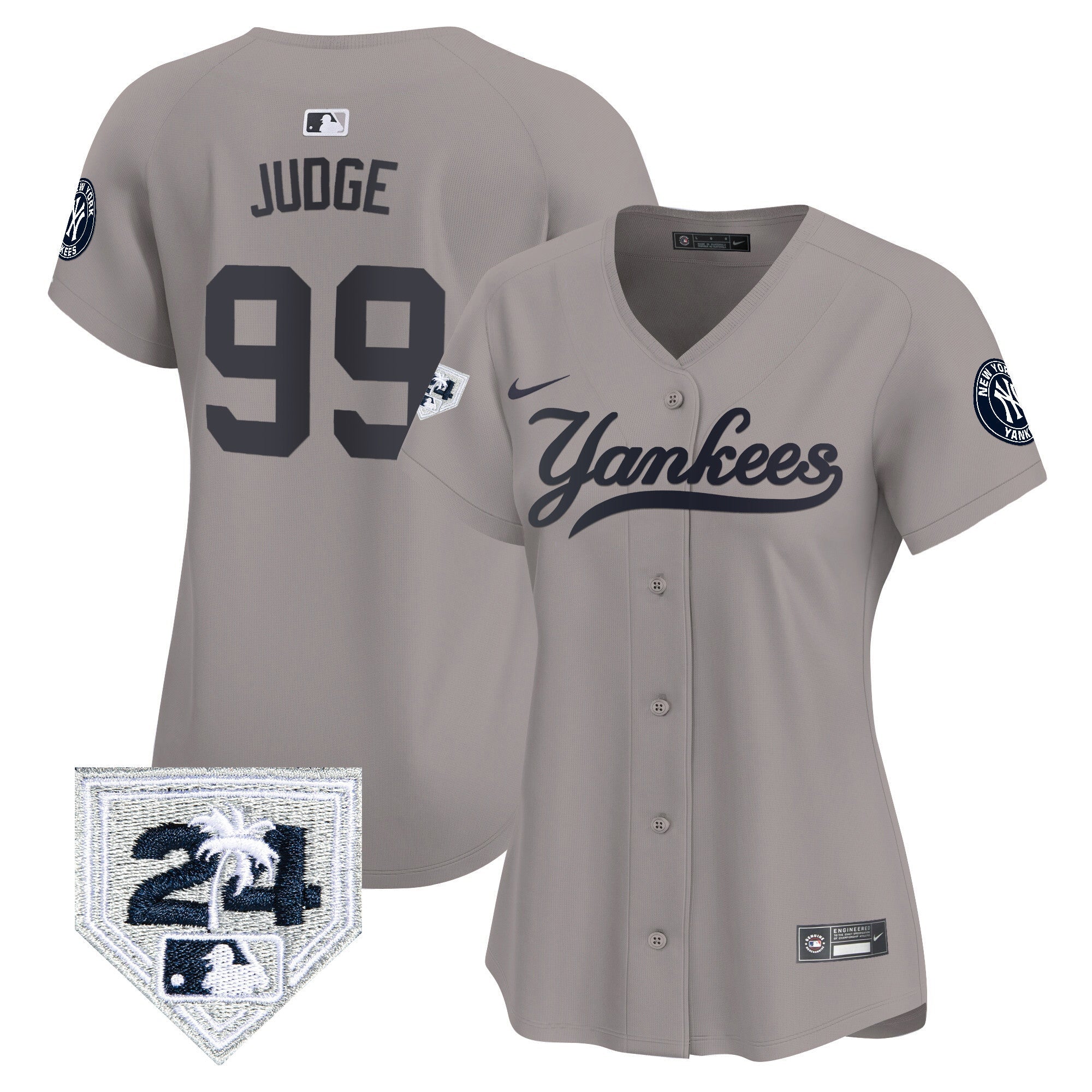 Women’s New York 2024 Spring Training Patch Vapor Premier Limited Jersey V6