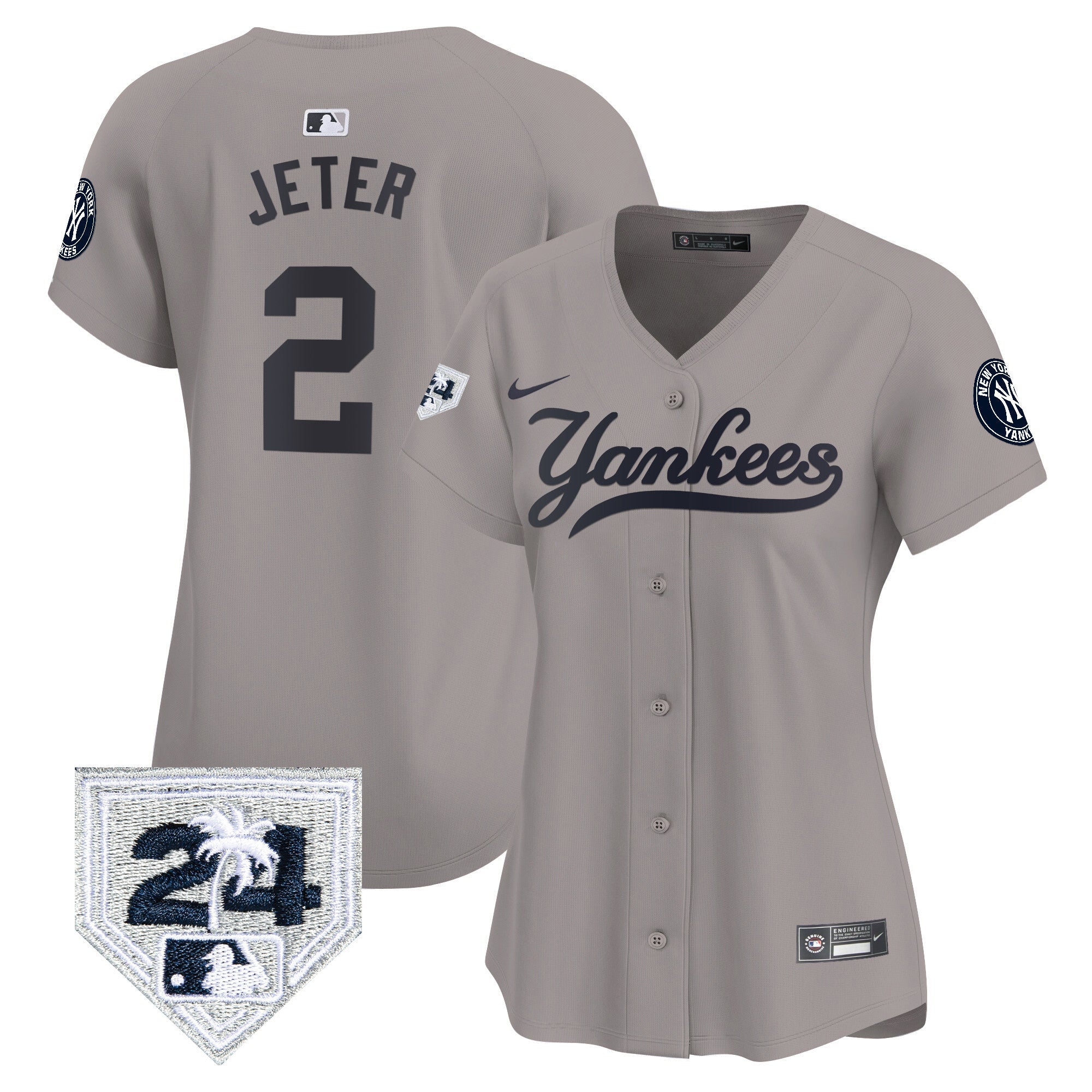 Women’s New York 2024 Spring Training Patch Vapor Premier Limited Jersey V6