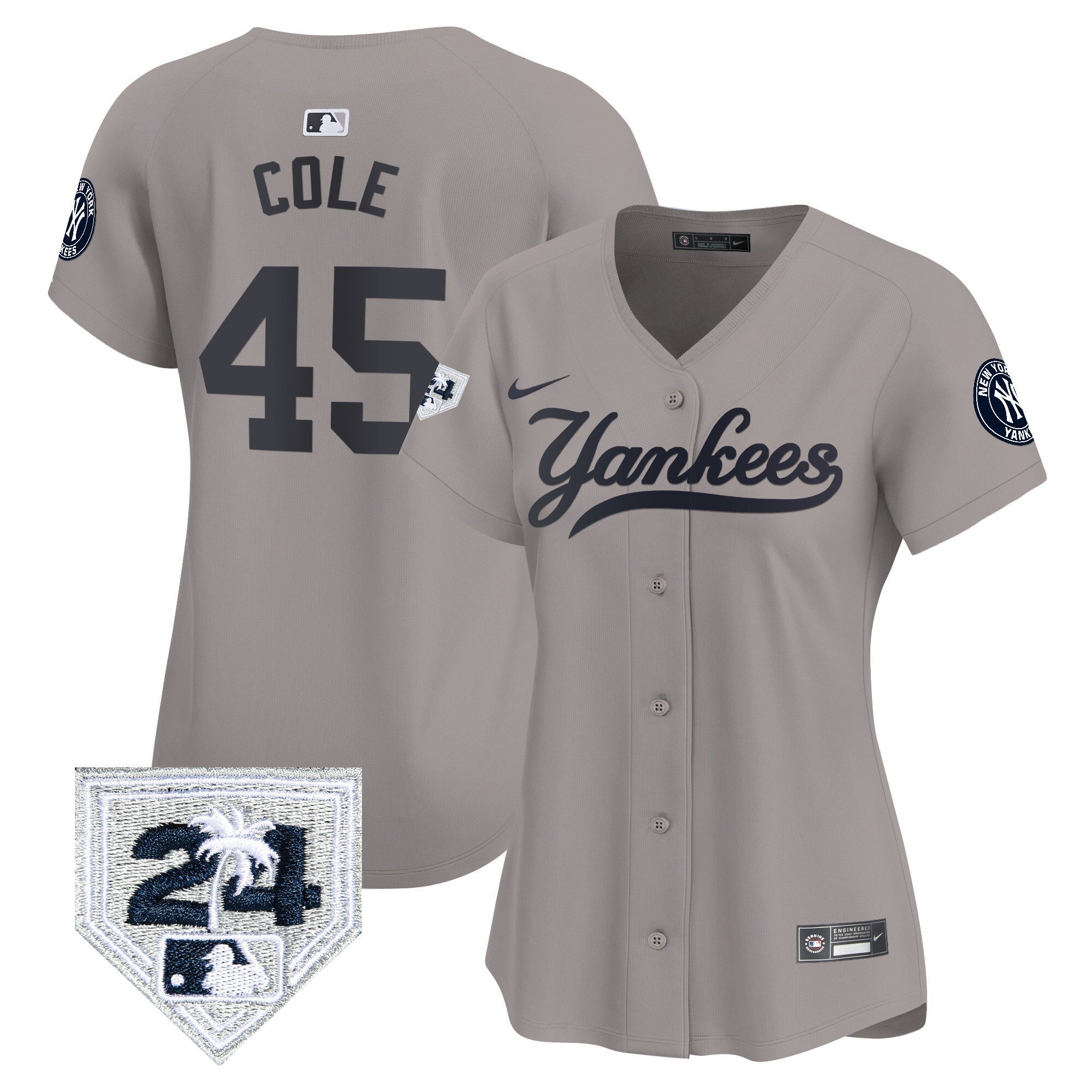 Women’s New York 2024 Spring Training Patch Vapor Premier Limited Jersey V6