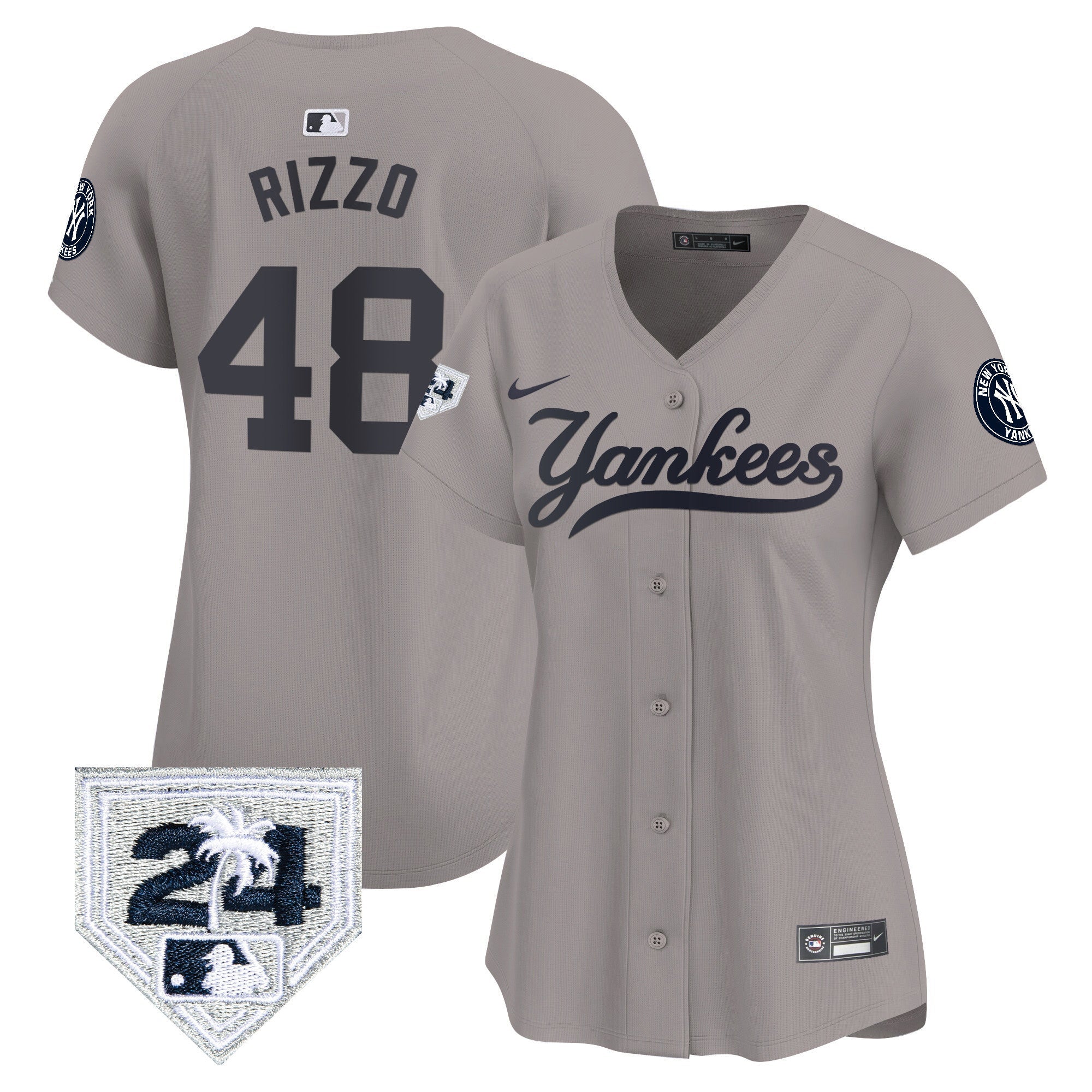 Women’s New York 2024 Spring Training Patch Vapor Premier Limited Jersey V6