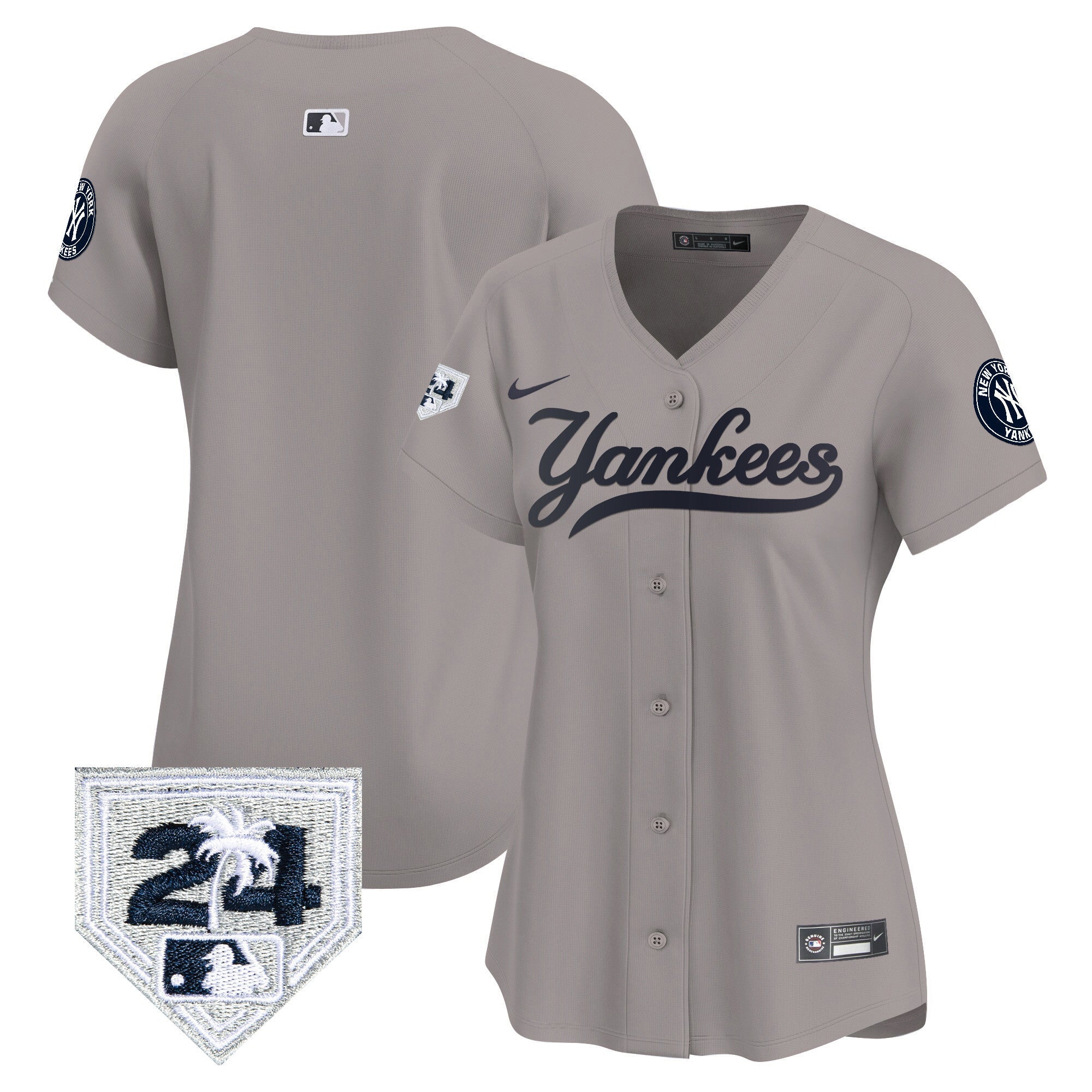 Women’s New York 2024 Spring Training Patch Vapor Premier Limited Jersey V6