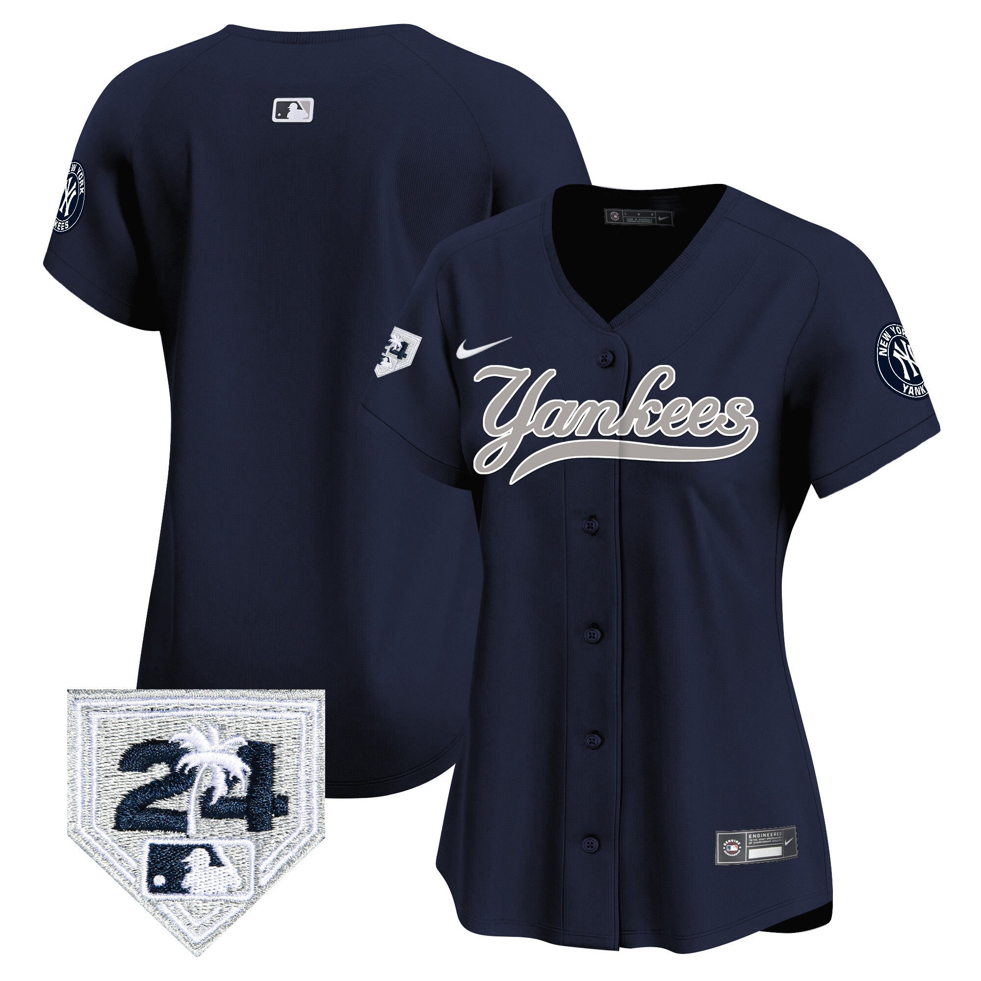 Women’s New York 2024 Spring Training Patch Vapor Premier Limited Jersey V6