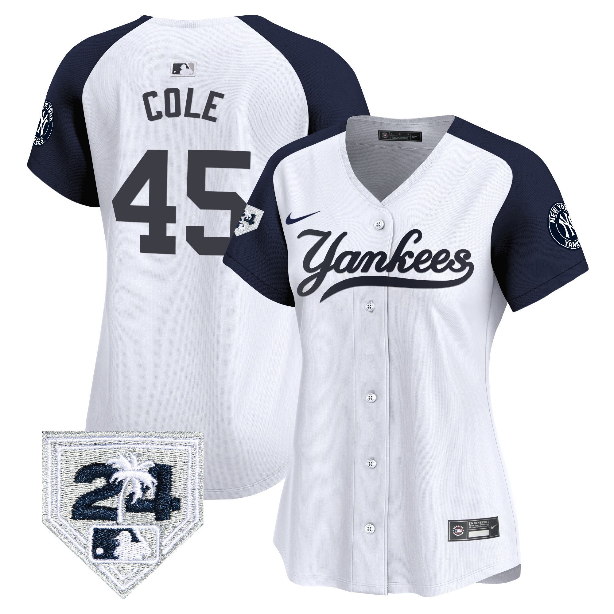 Women’s New York 2024 Spring Training Patch Vapor Premier Limited Jersey V6