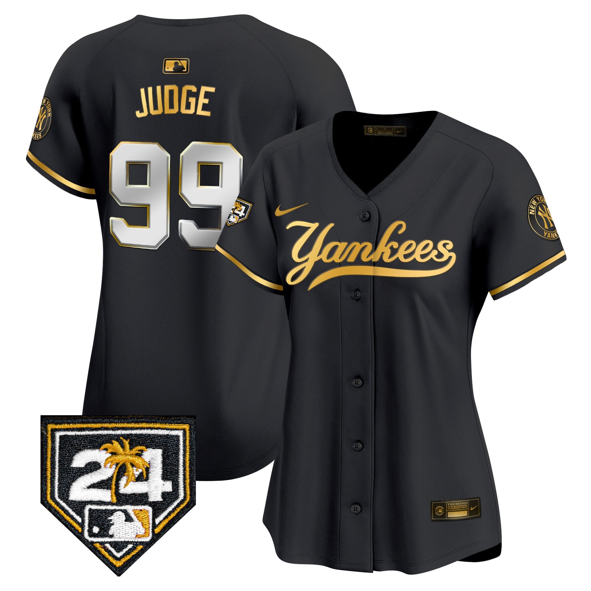 Women’s New York 2024 Spring Training Patch Vapor Premier Limited Jersey V6