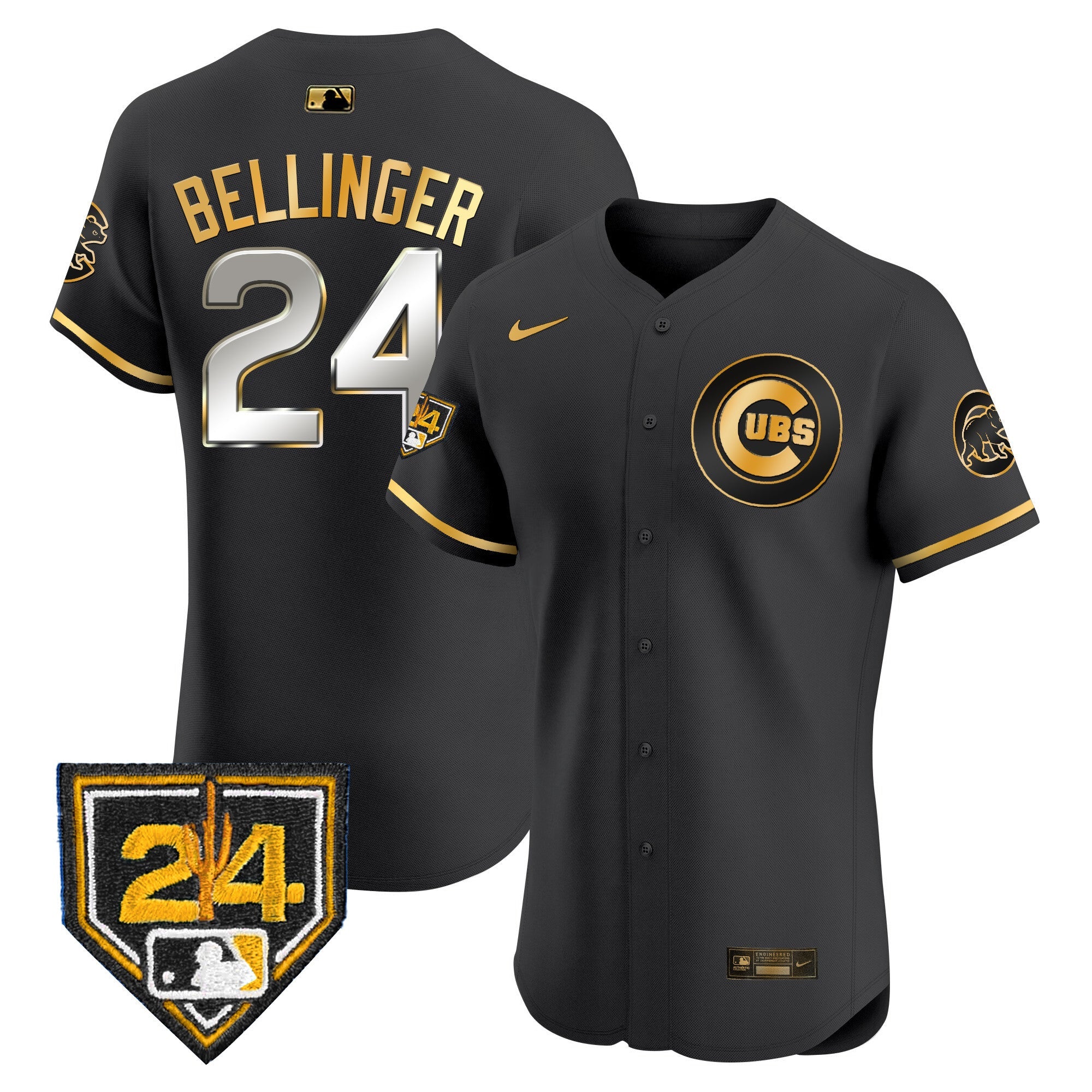 Men’s Chicago 2024 Spring Training Patch Vapor Premier Elite Jersey V2
