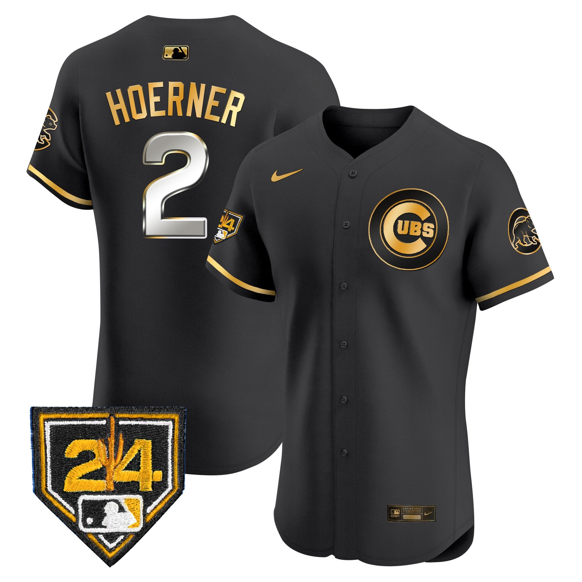 Men’s Chicago 2024 Spring Training Patch Vapor Premier Elite Jersey V2
