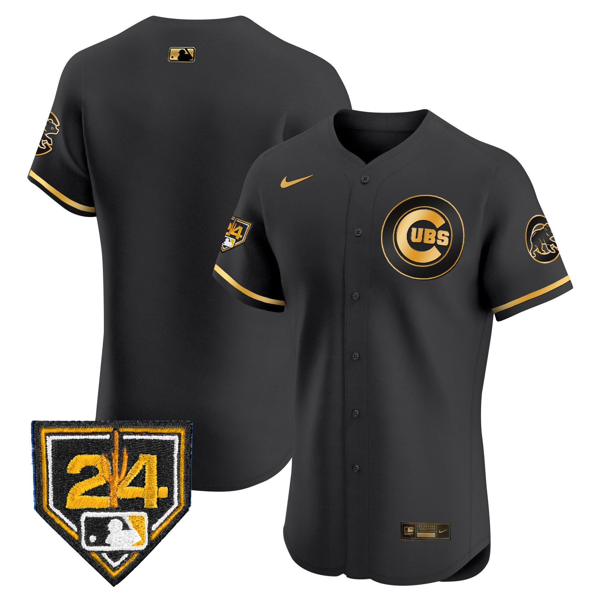 Men’s Chicago 2024 Spring Training Patch Vapor Premier Elite Jersey V2