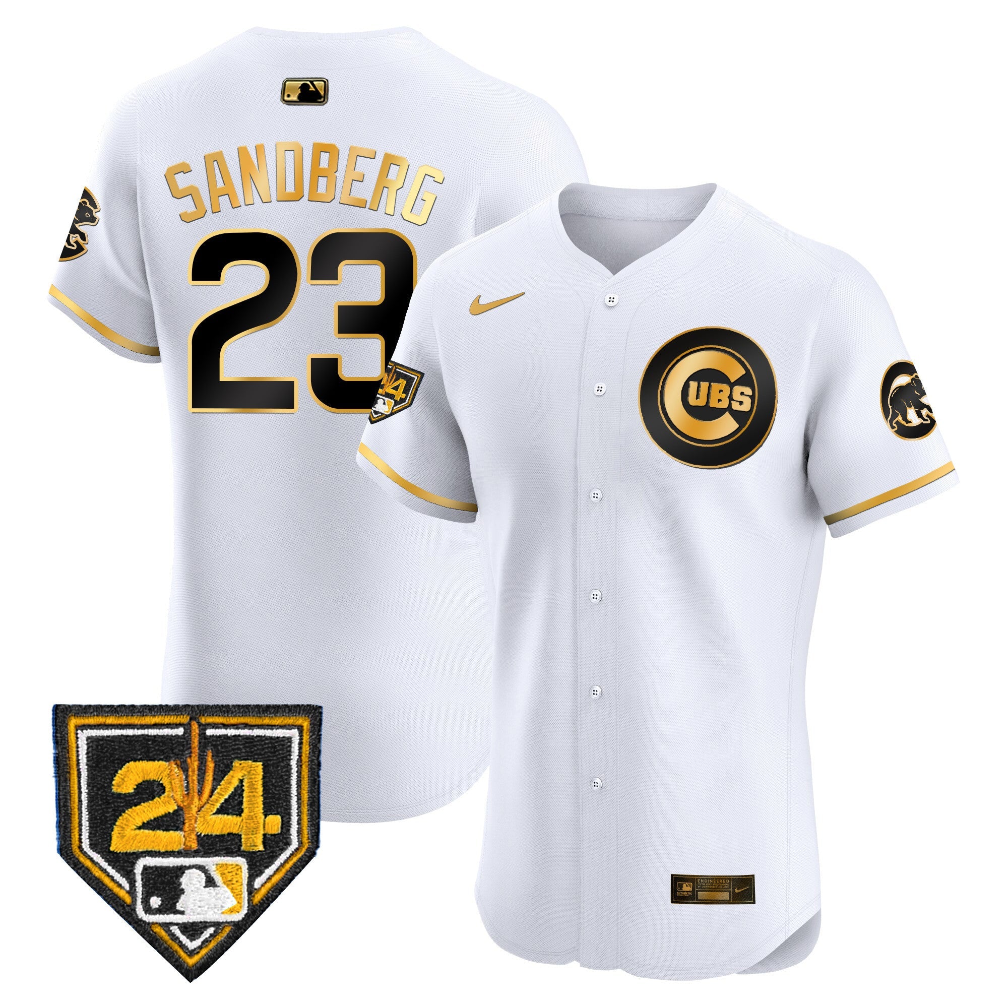 Men’s Chicago 2024 Spring Training Patch Vapor Premier Elite Jersey V2