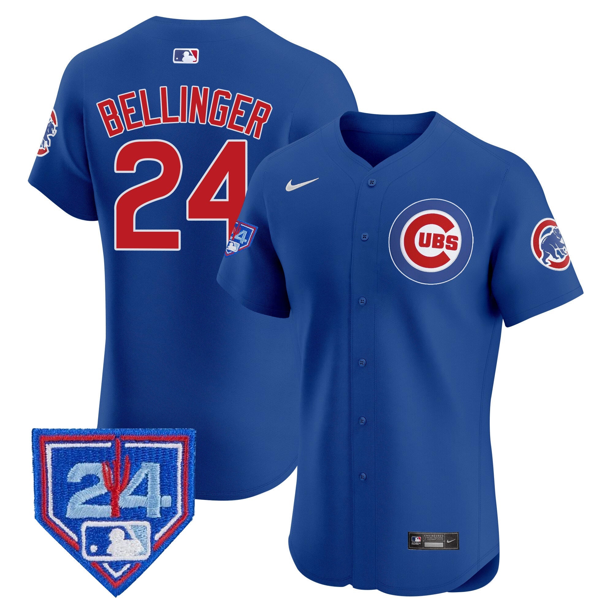 Men’s Chicago 2024 Spring Training Patch Vapor Premier Elite Jersey V2
