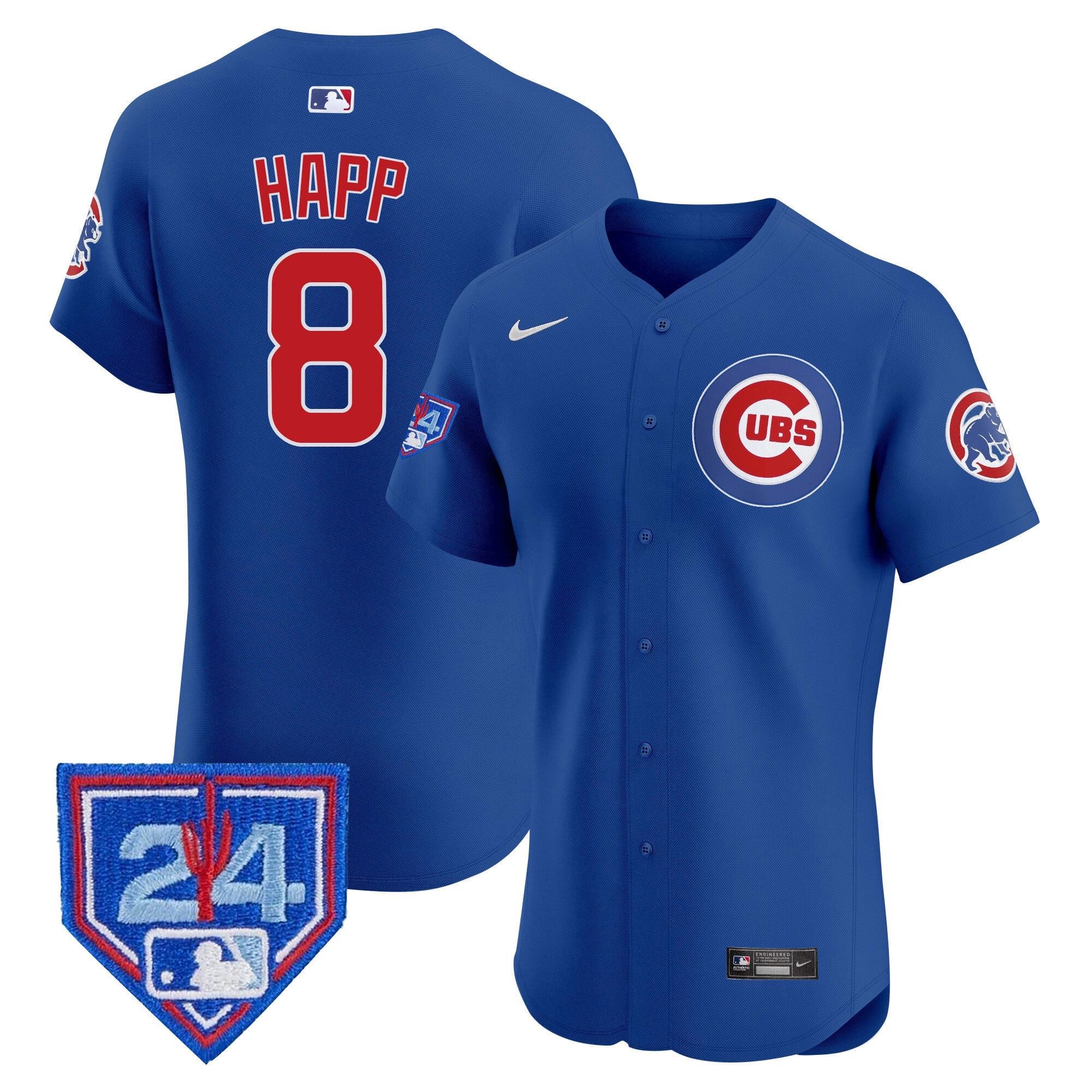 Men’s Chicago 2024 Spring Training Patch Vapor Premier Elite Jersey V2