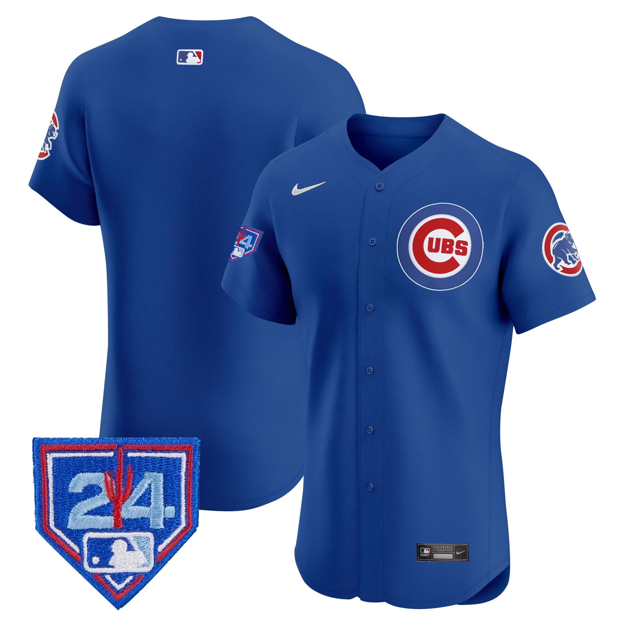 Men’s Chicago 2024 Spring Training Patch Vapor Premier Elite Jersey V2