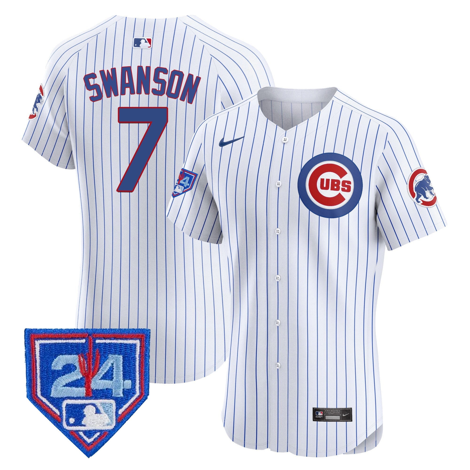 Men’s Chicago 2024 Spring Training Patch Vapor Premier Elite Jersey V2